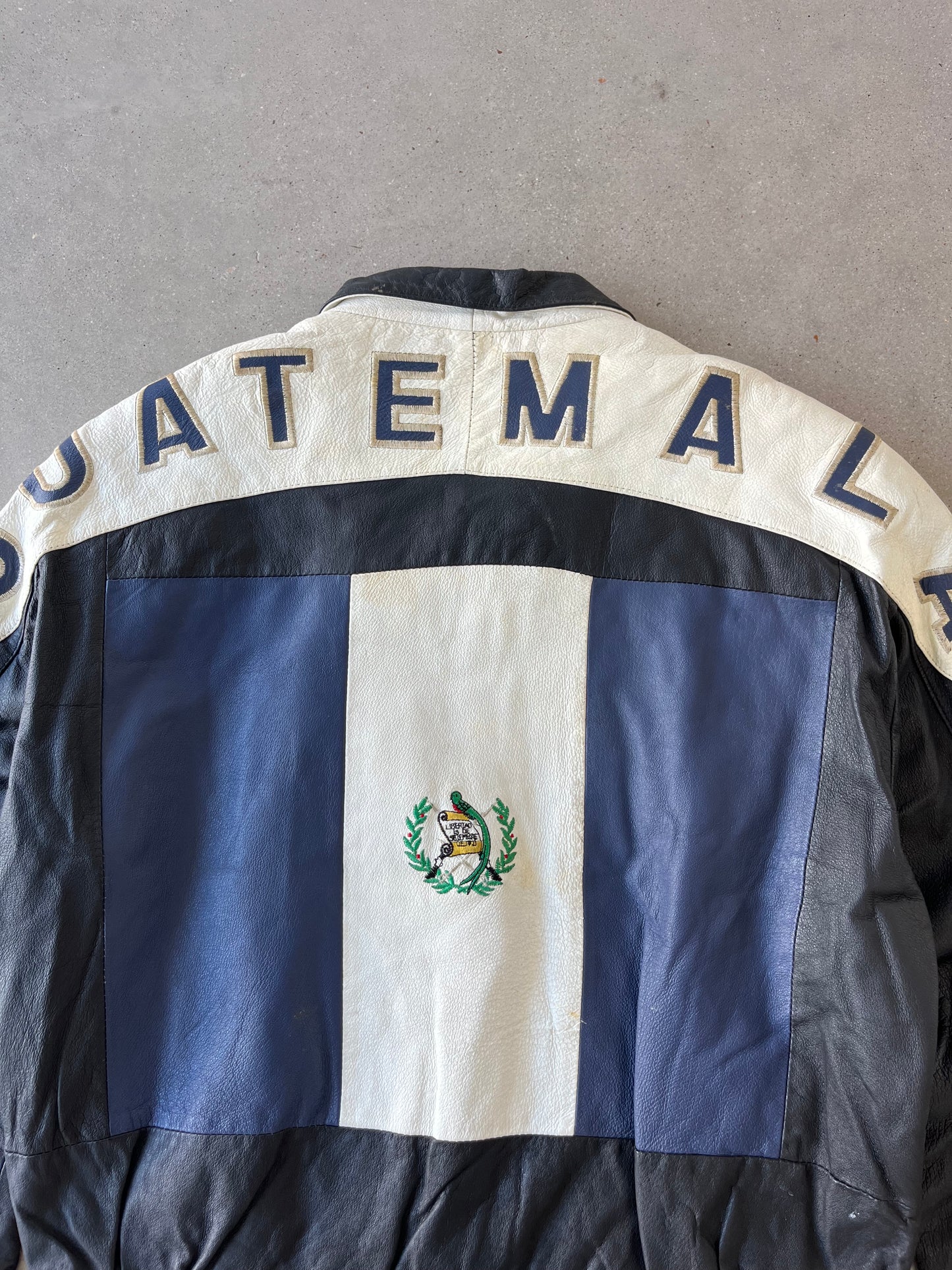 Vintage Guatemala Leather Jacket - M