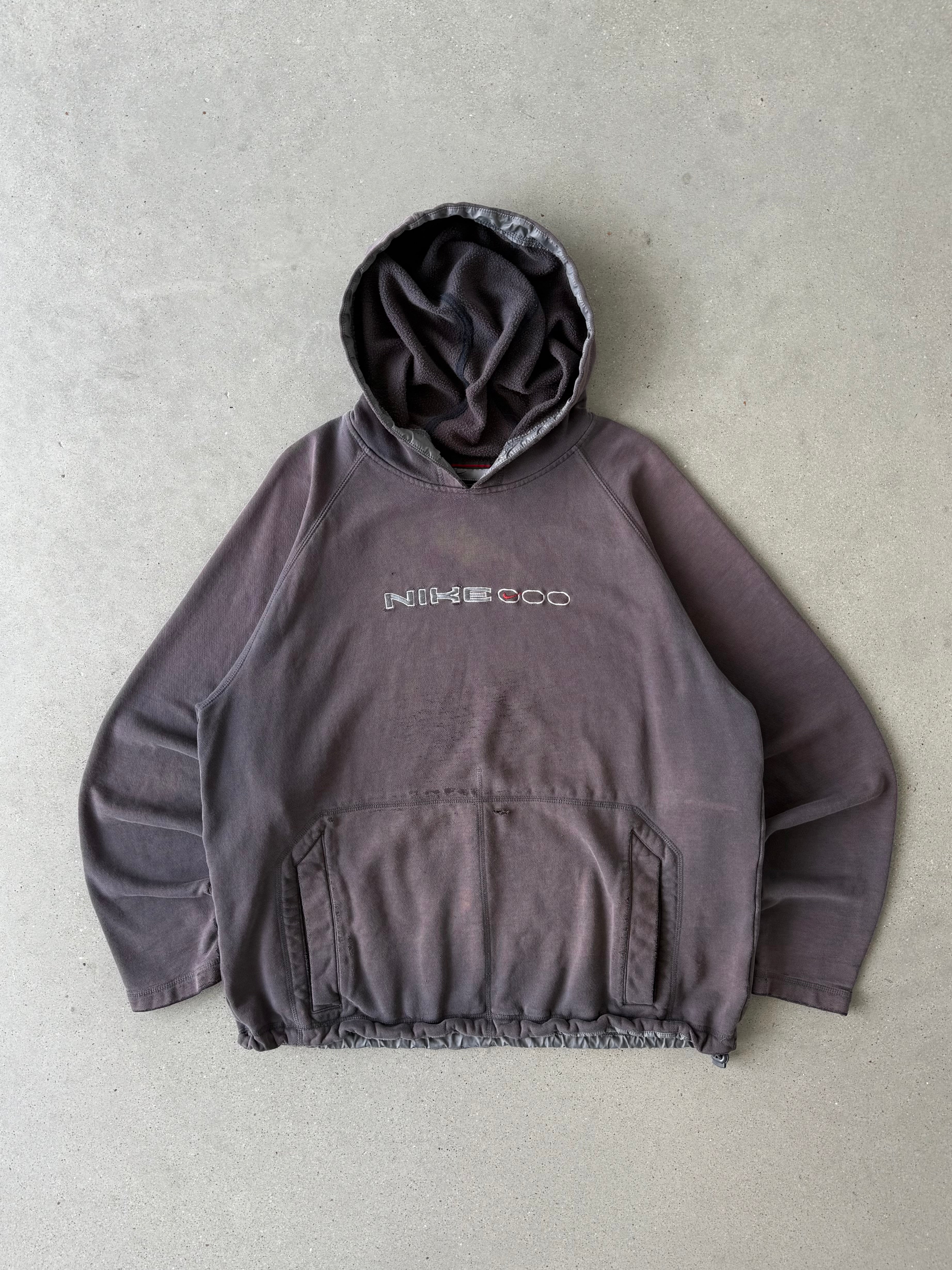 Vintage 2000s Nike Faded/Distressed Hoodie - L