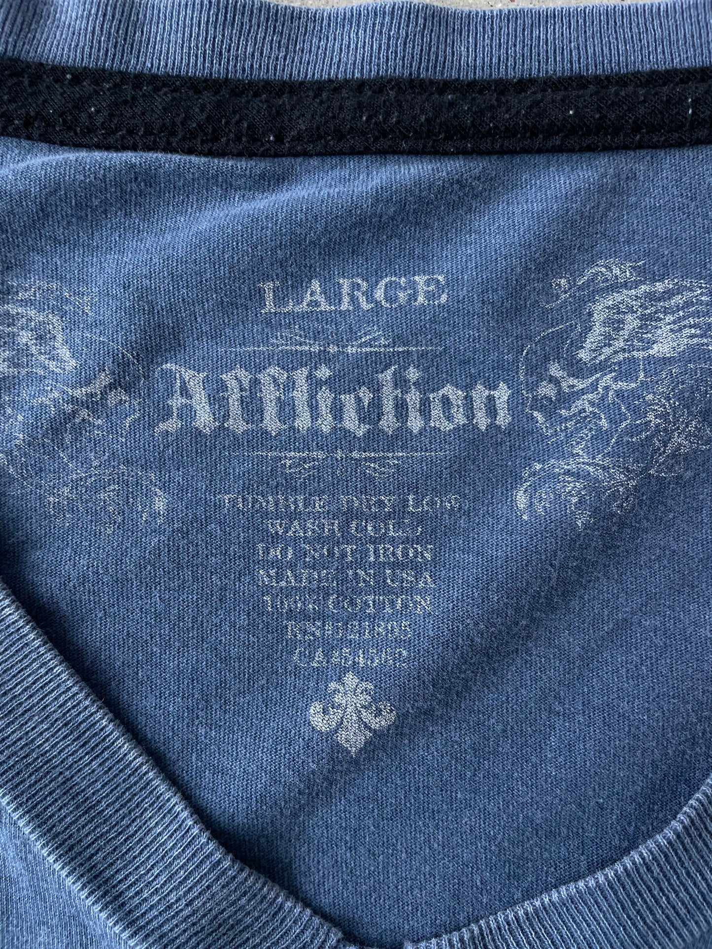 Vintage Y2K Affliction Tee - L