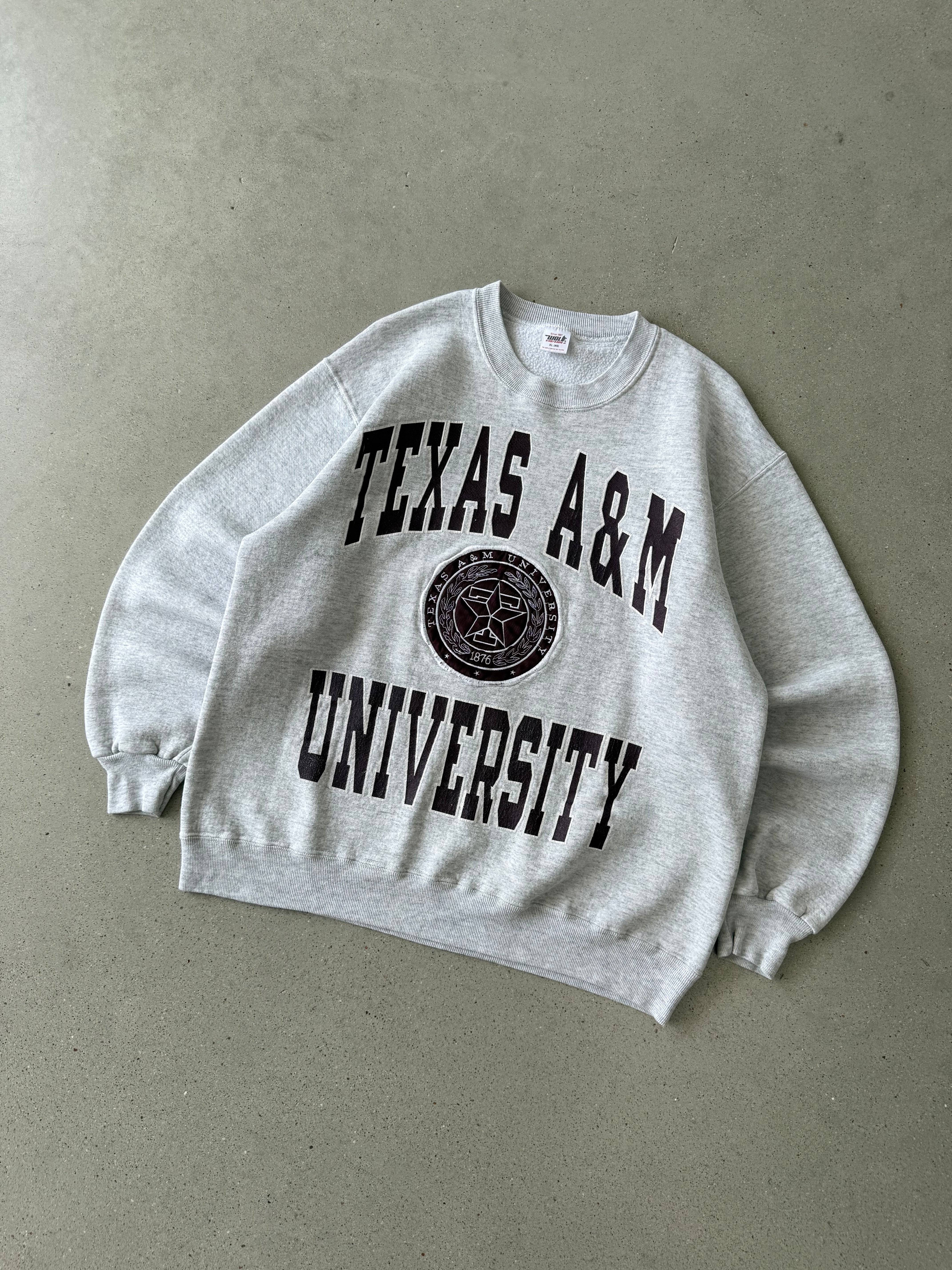 Vintage Texas A&M University Crewneck - XL
