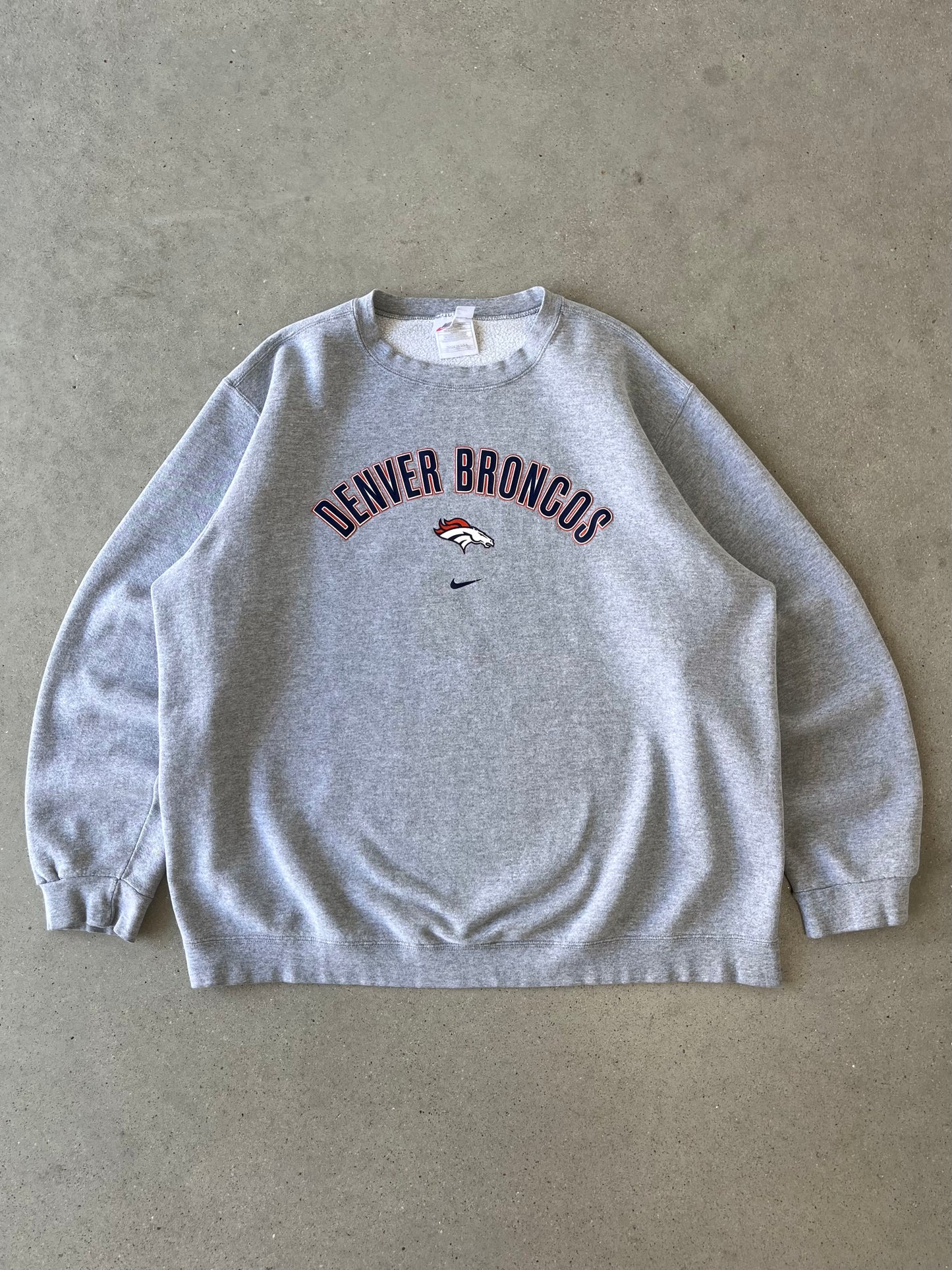 Vintage 90s Nike Denver Broncos Crewneck - XXL