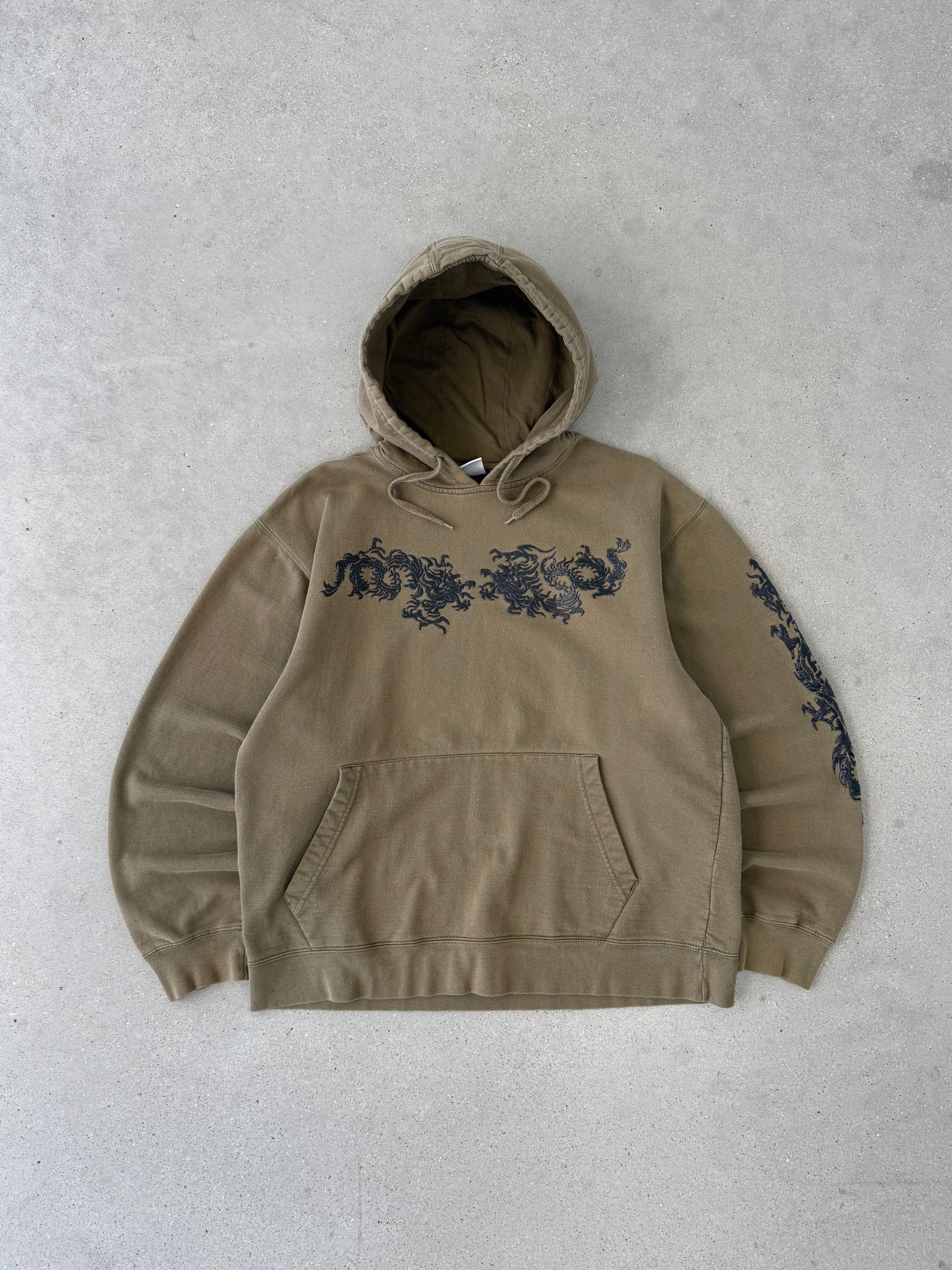 Vintage Y2K Utility Hoodie - M