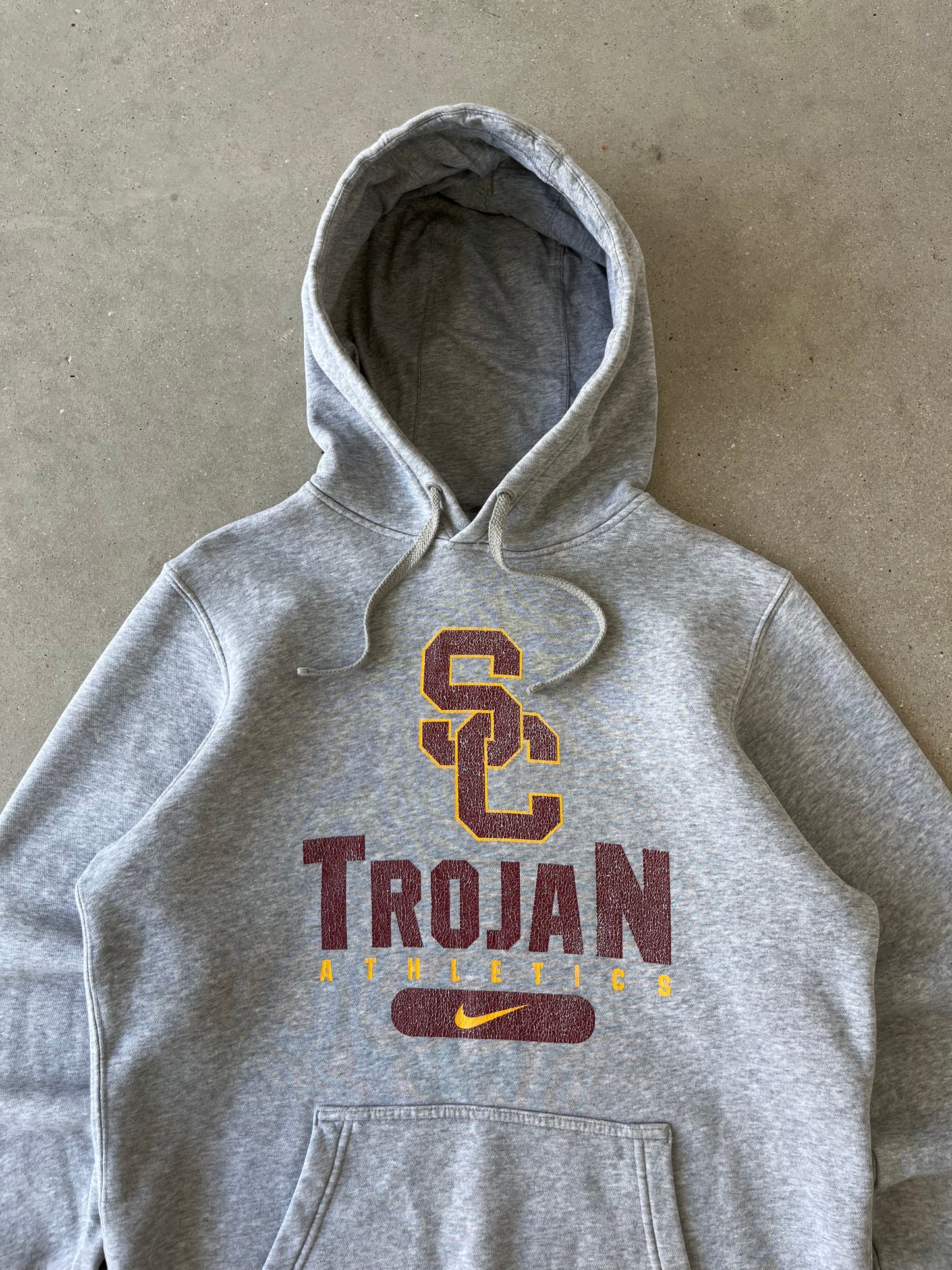 Vintage Nike Trojan Athletics Hoodie - S