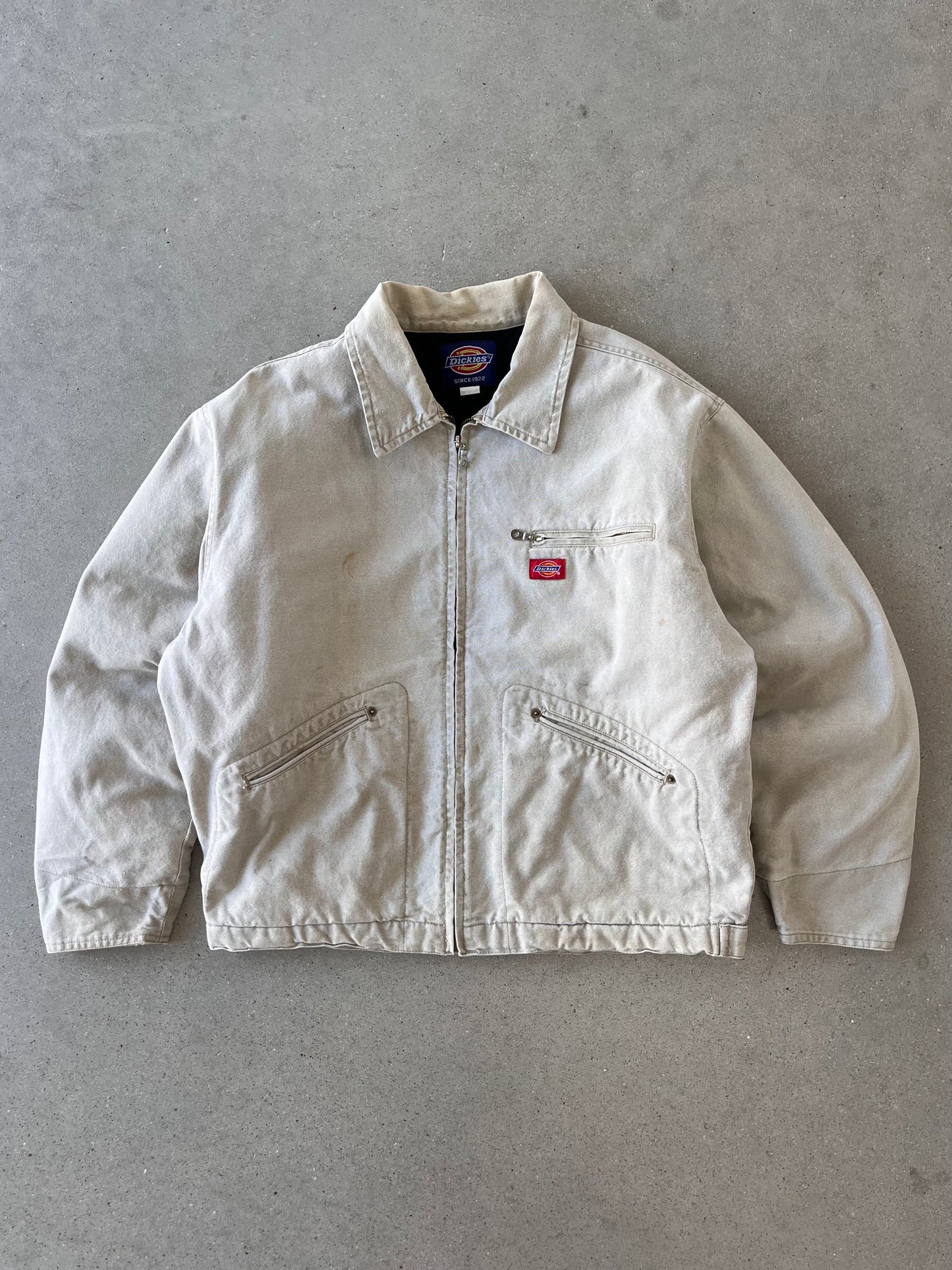 Vintage Dickies Crème Blanket-lined Detroit Jacket - L