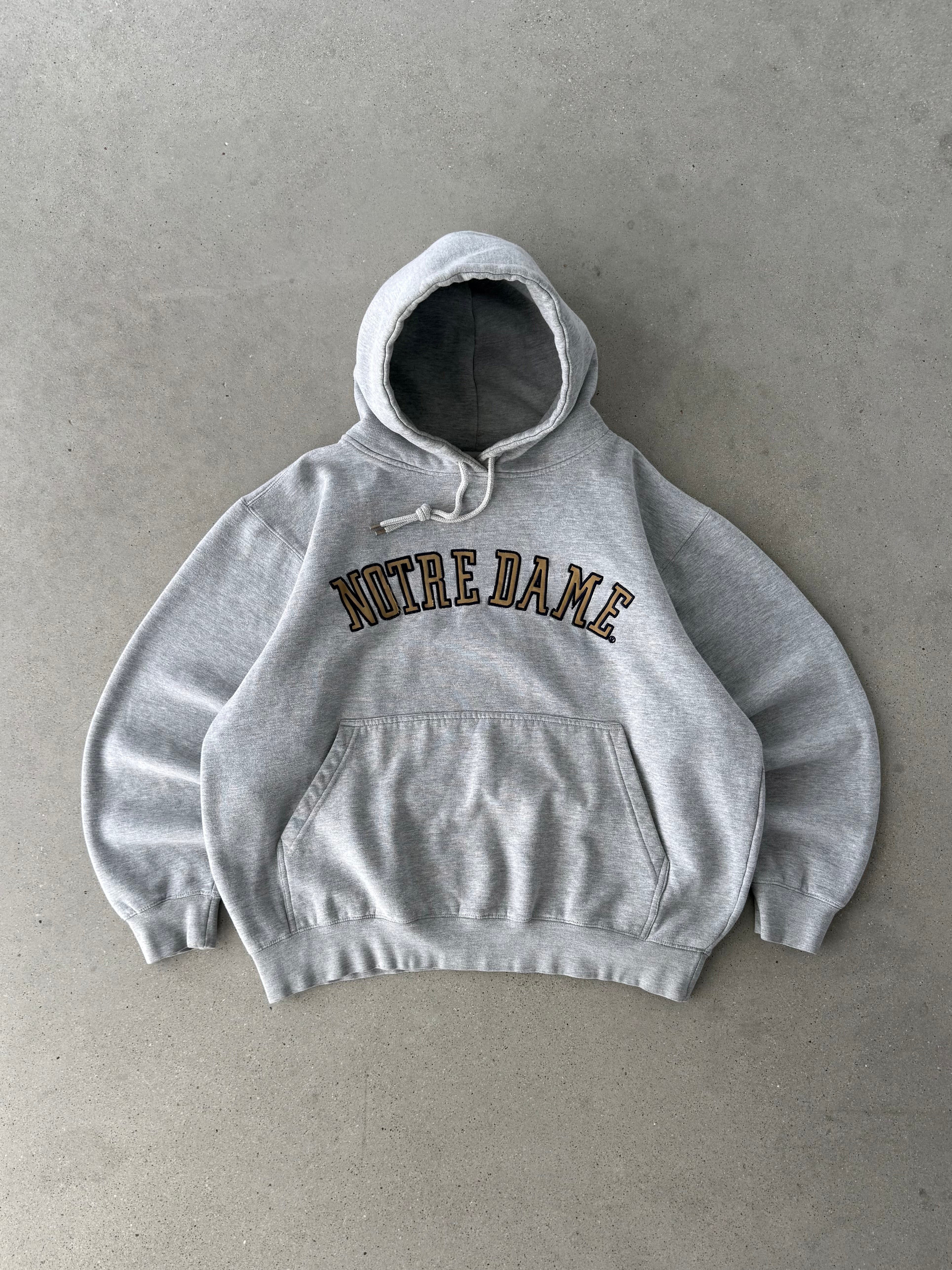 Vintage Notre Dame Hoodie - L