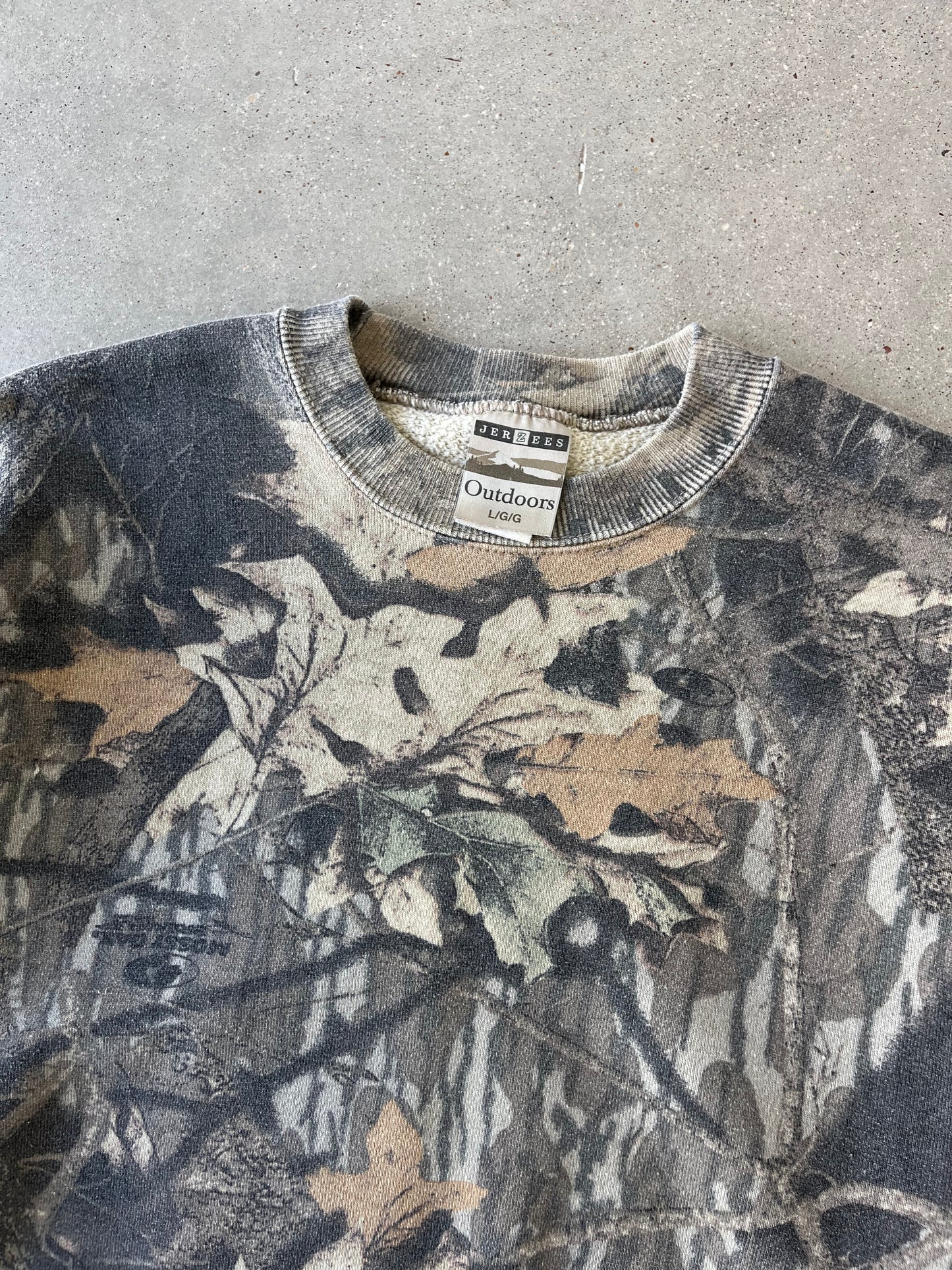 Vintage Jerzees Realtree Crewneck - L