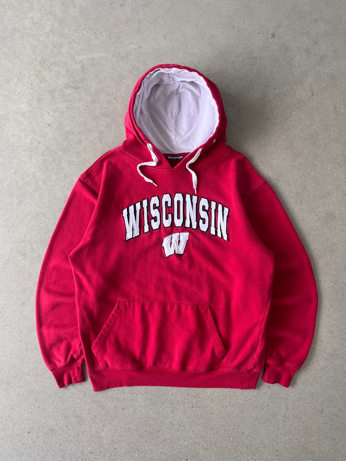 Vintage Wisconsin Hoodie - L