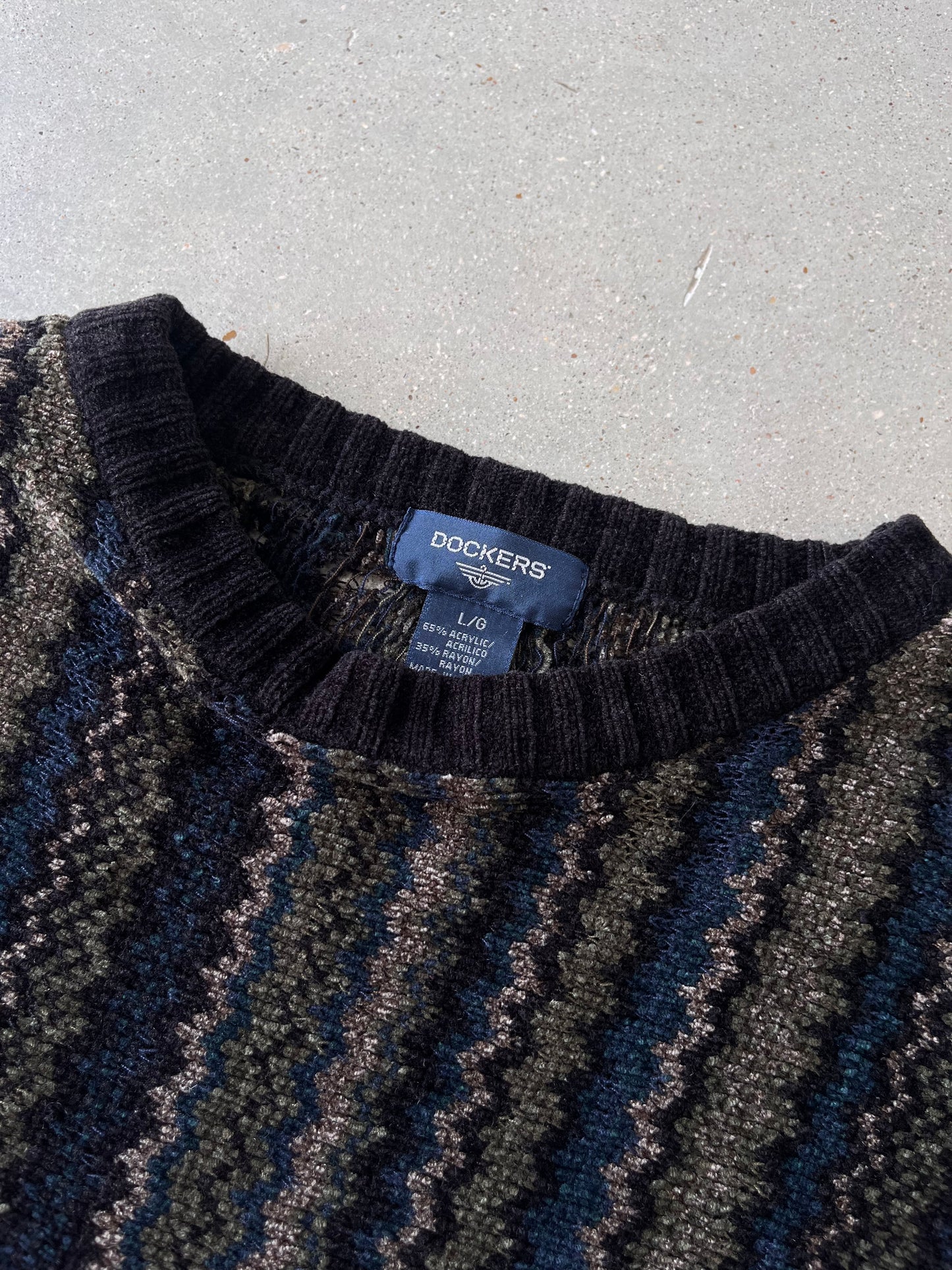 Vintage Dockers Knitted Sweater - L