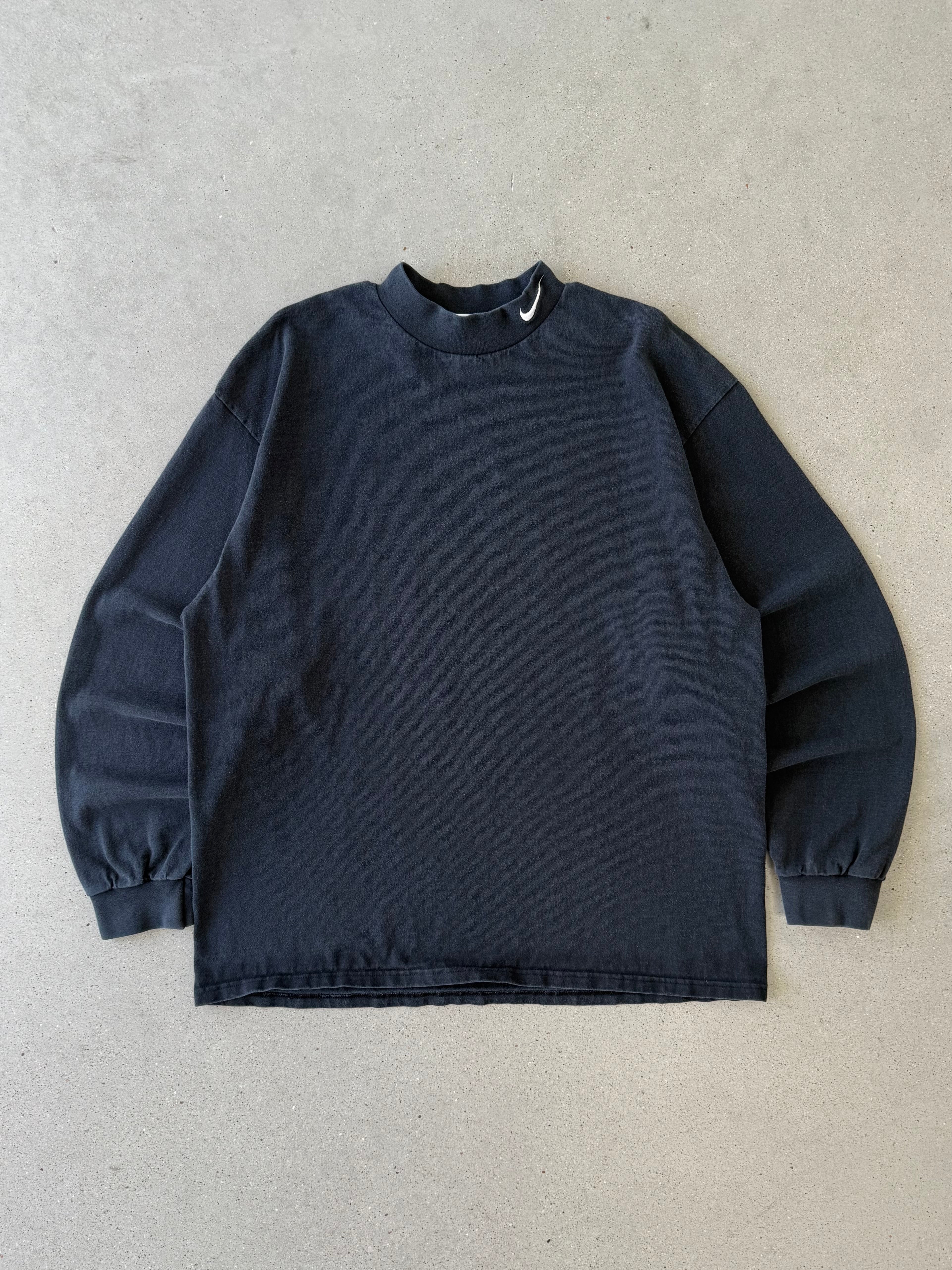 Vintage 90s Nike Mock Neck Long Sleeve- XL