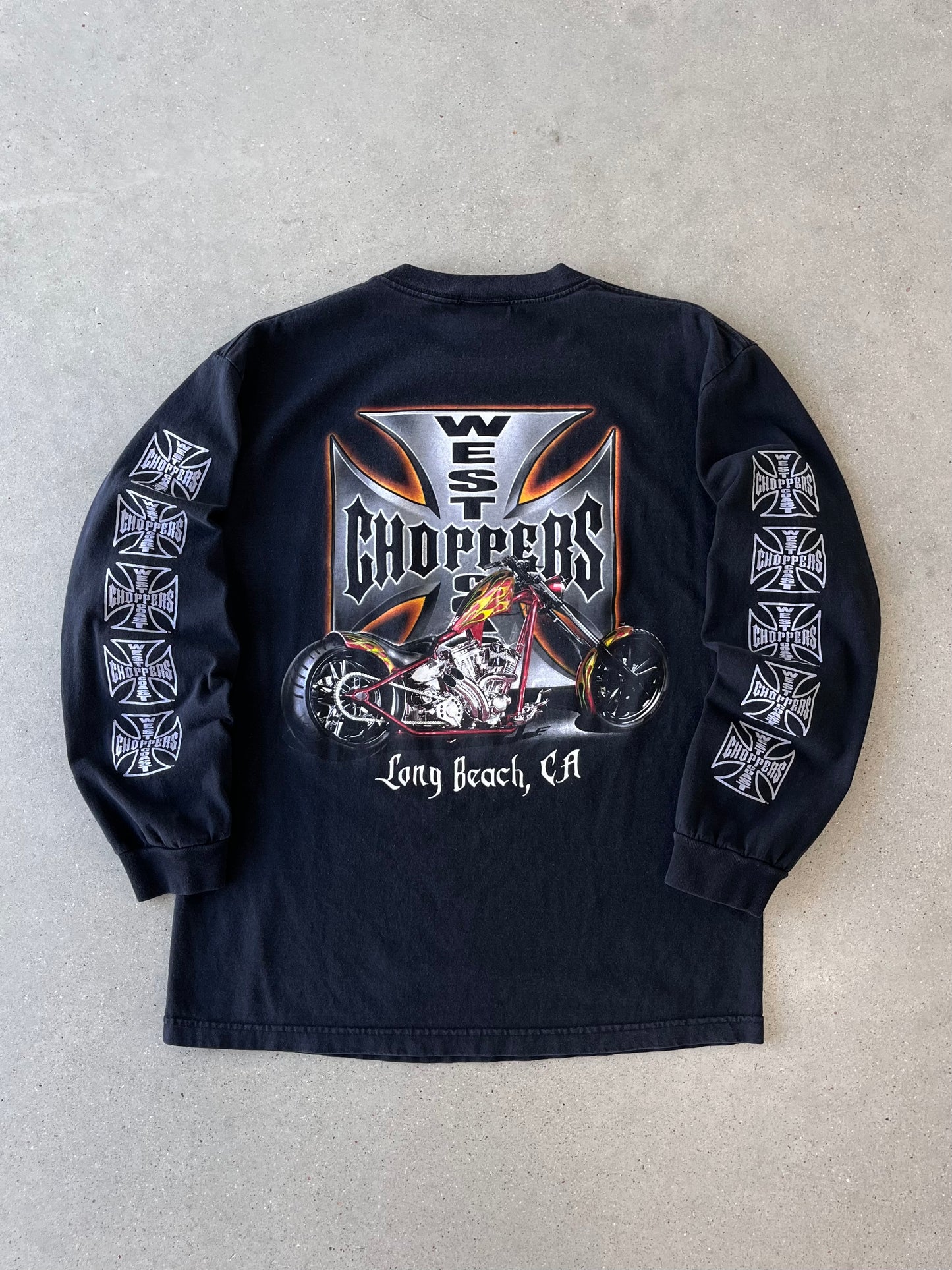 Vintage West Coast Choppers Bike Long Sleeve - L