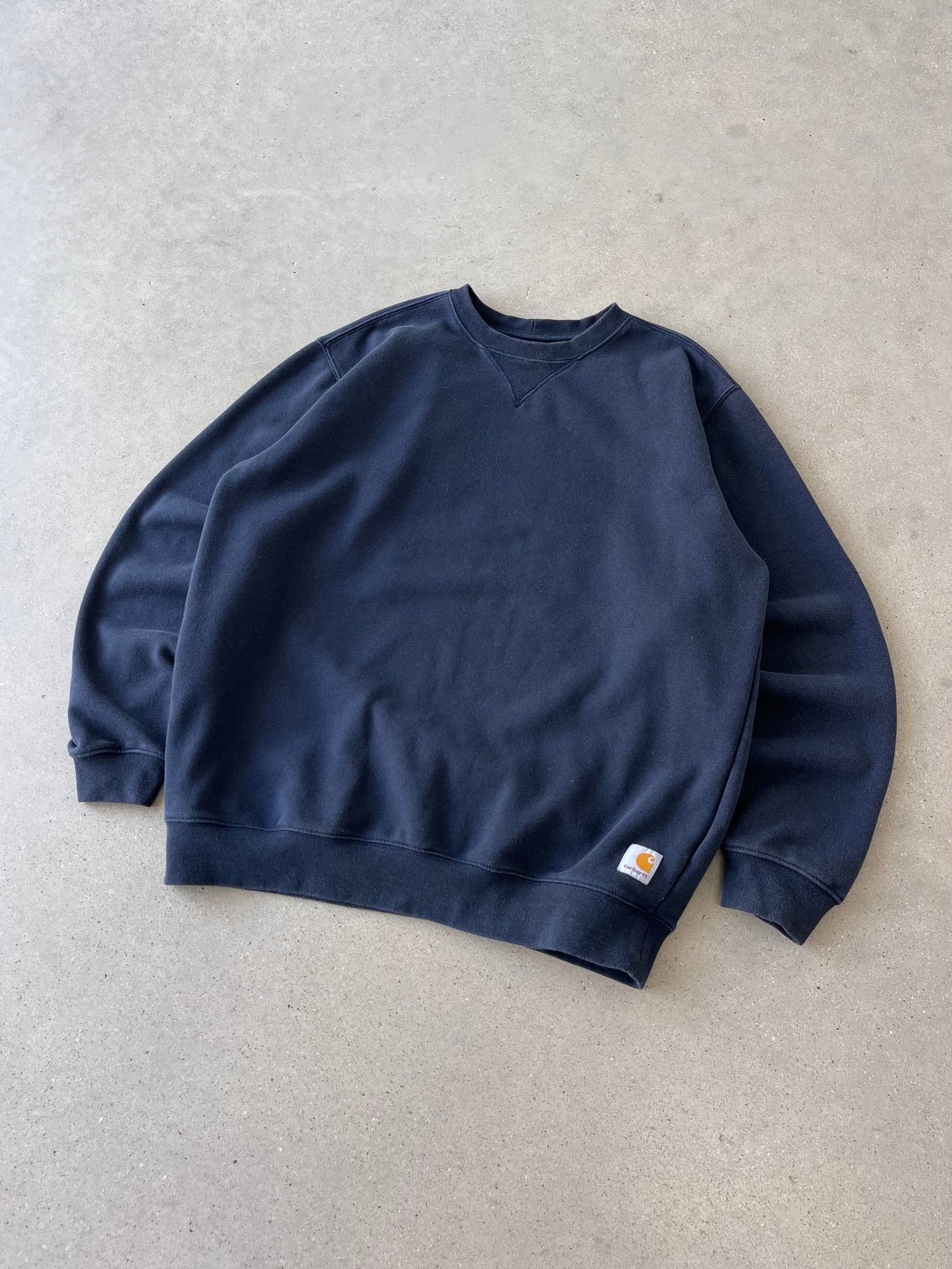 Vintage Carhartt Navy Crewneck - L