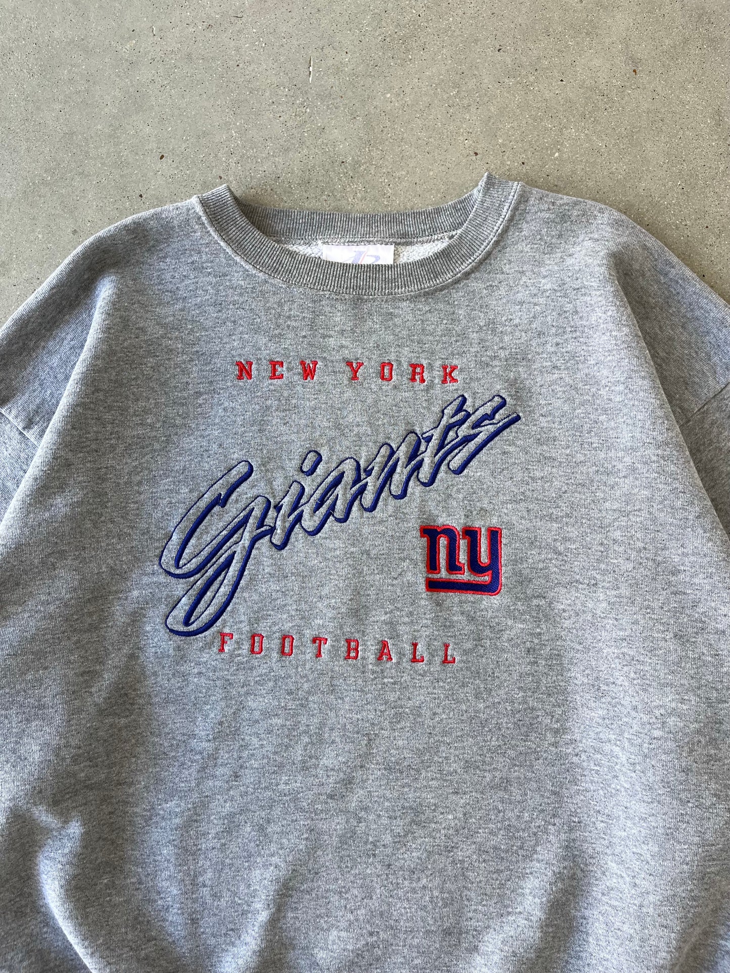 Vintage NY Giants Logo Athletic Crewneck - XL