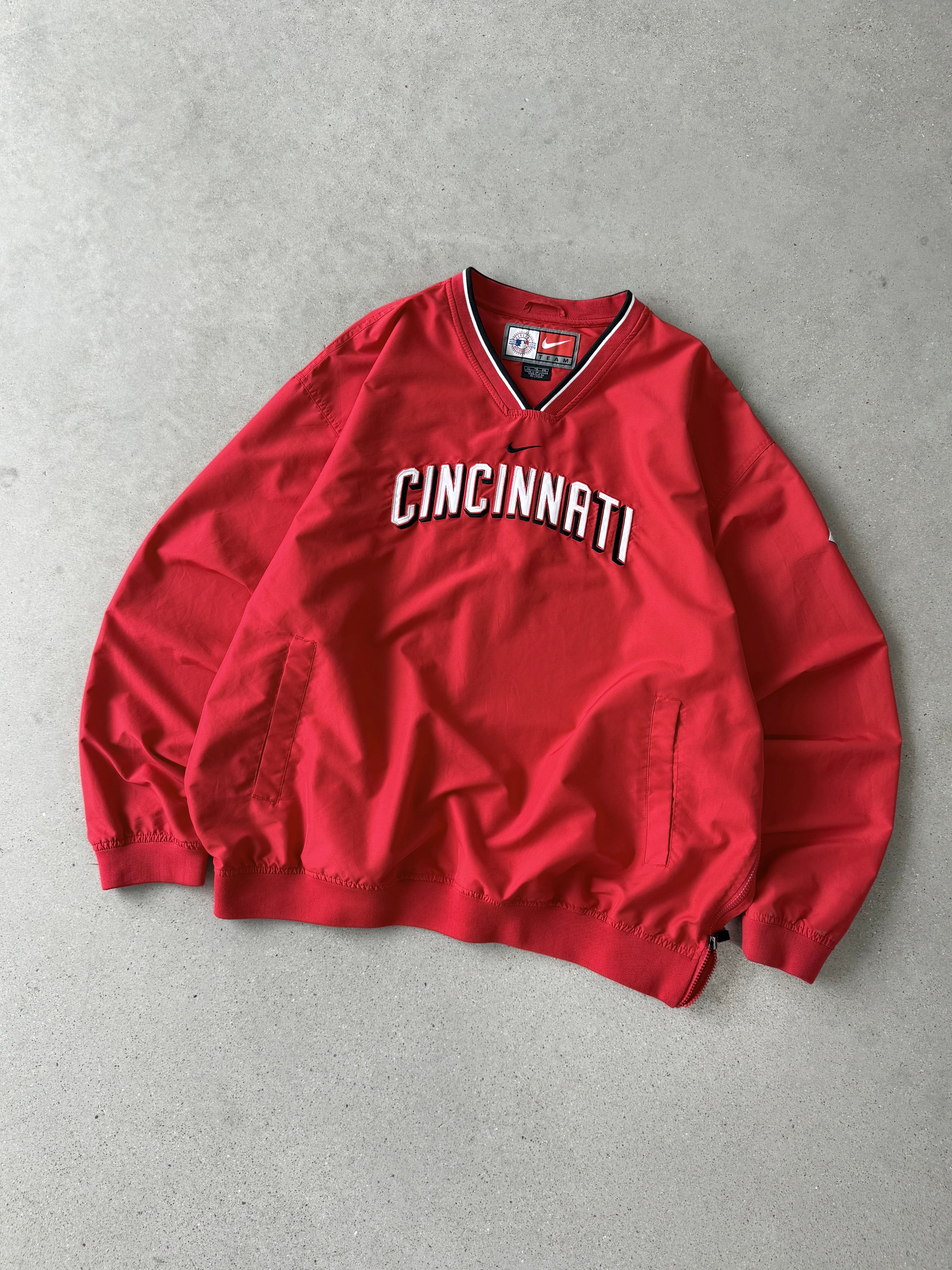 Vintage Nike Cincinnati Center Swoosh Pullover - XL