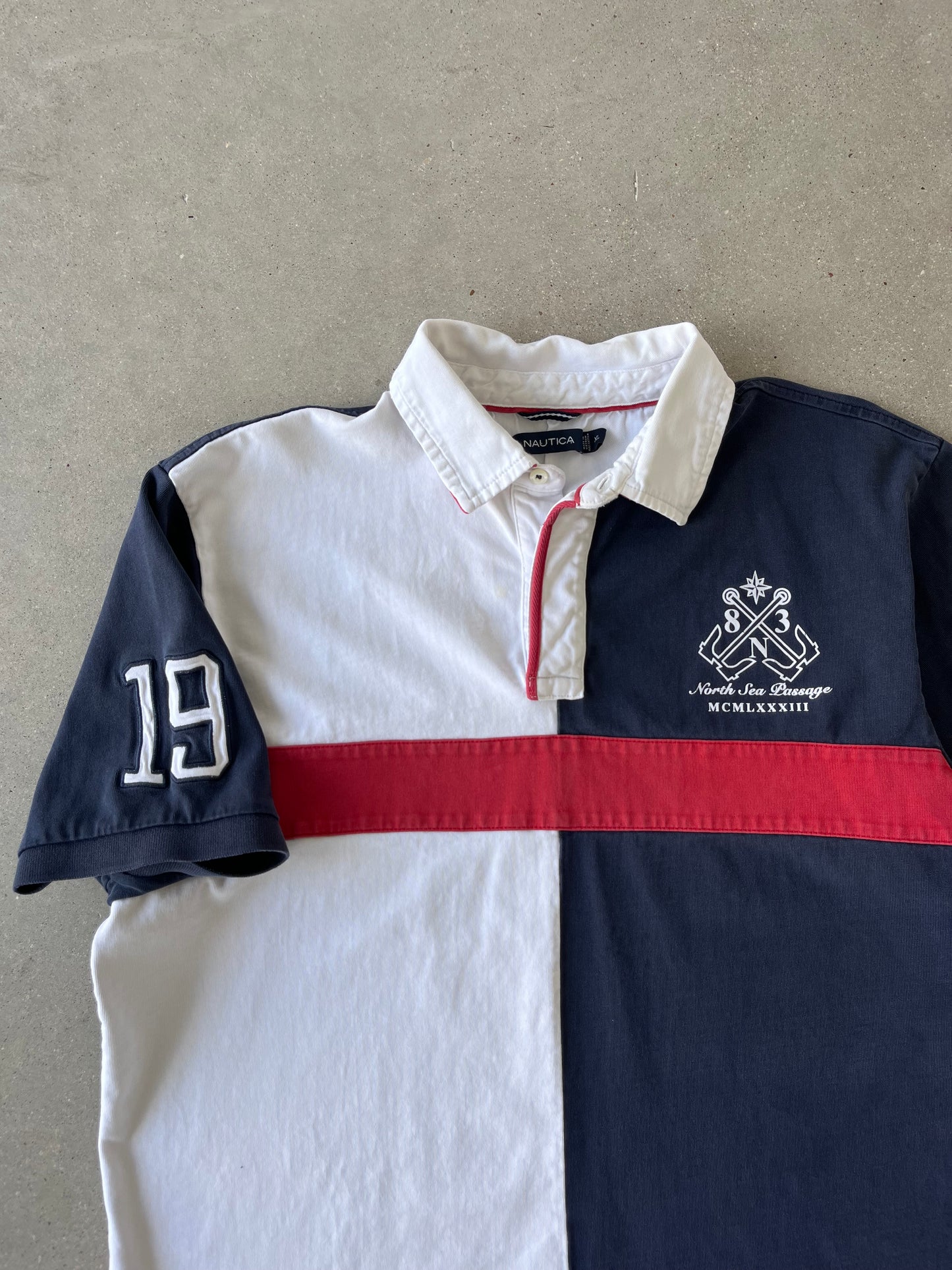 Vintage Nautica North Sea Passage Polo #19 - XL