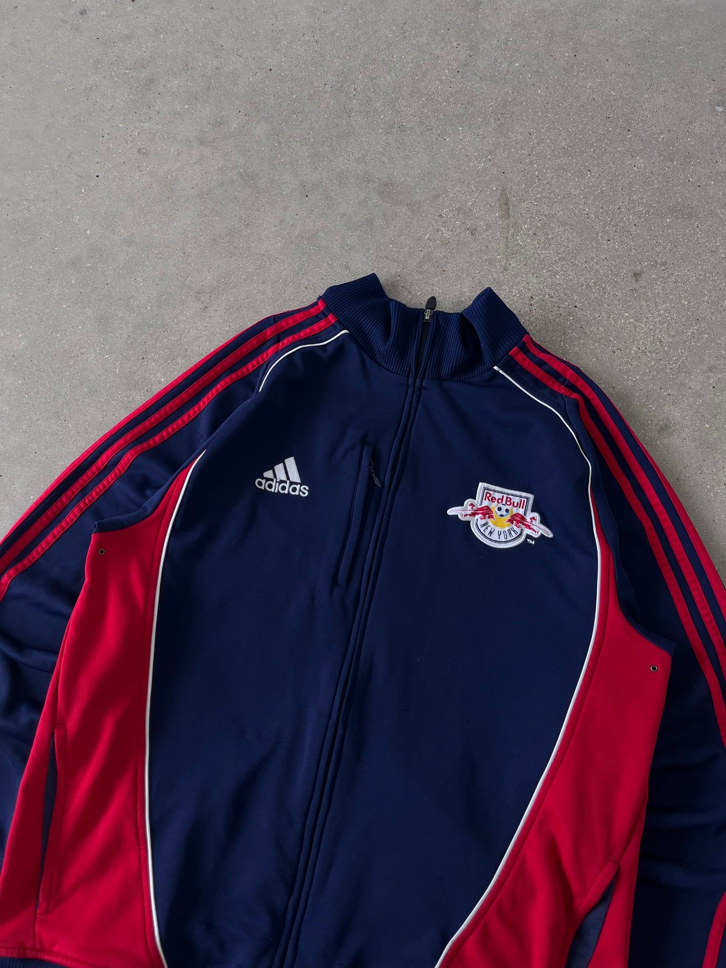 Vintage Adidas Redbull NY MLS Tracksuit Jacket - L