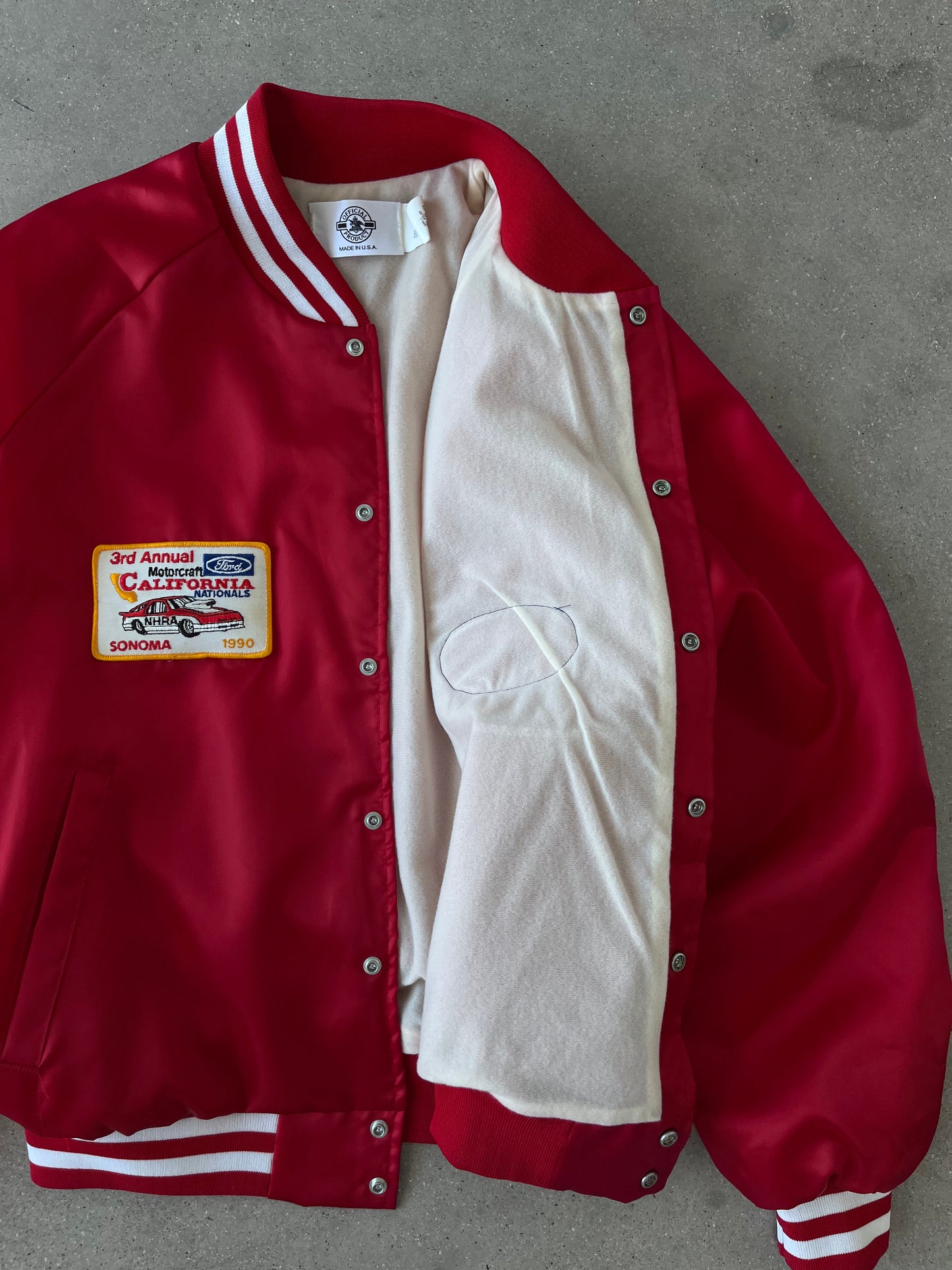 Vintage 1990 Budweiser Satin Jacket - XL