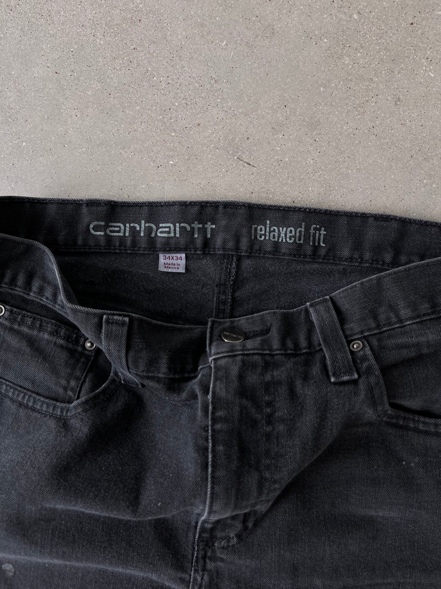 Vintage Carhartt Black Denim - 34 W