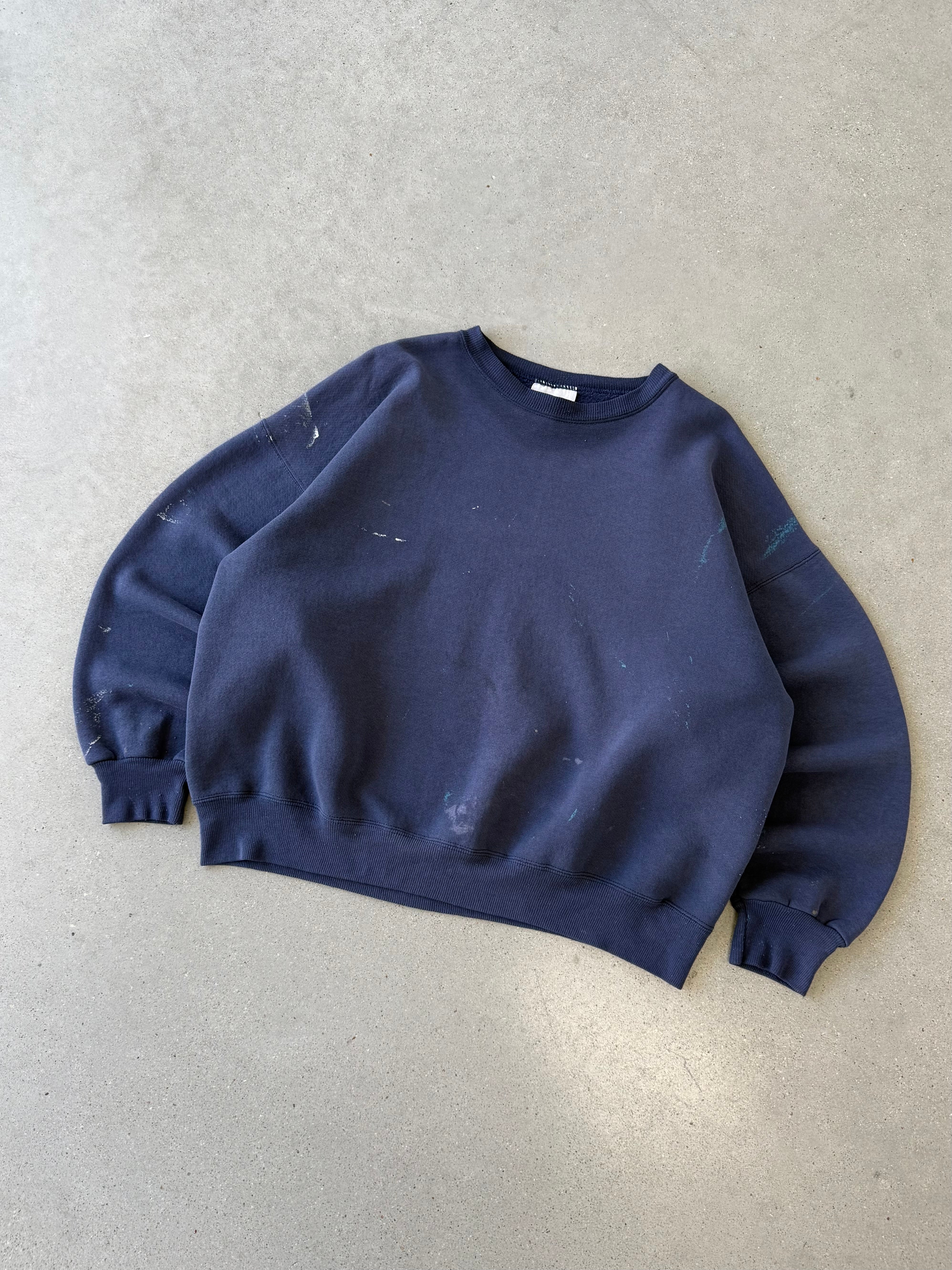 Vintage 1990s Painter's Boxy Crewneck - M