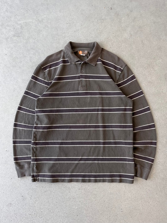 Vintage GH Bass Earth Long Sleeve Polo - XL