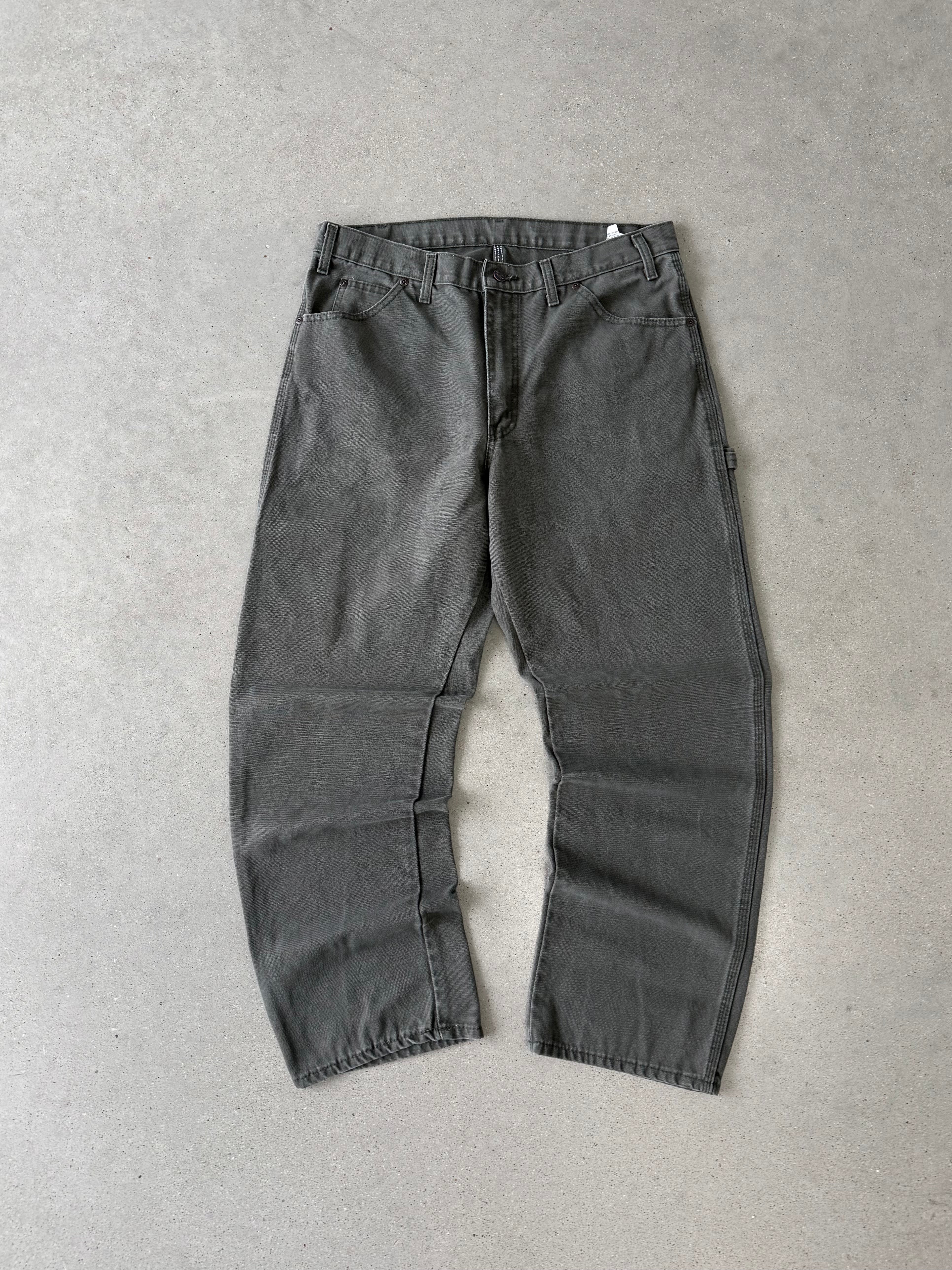 Vintage Dickies Painter's Dark Olive Carpenter Pants - 34x30