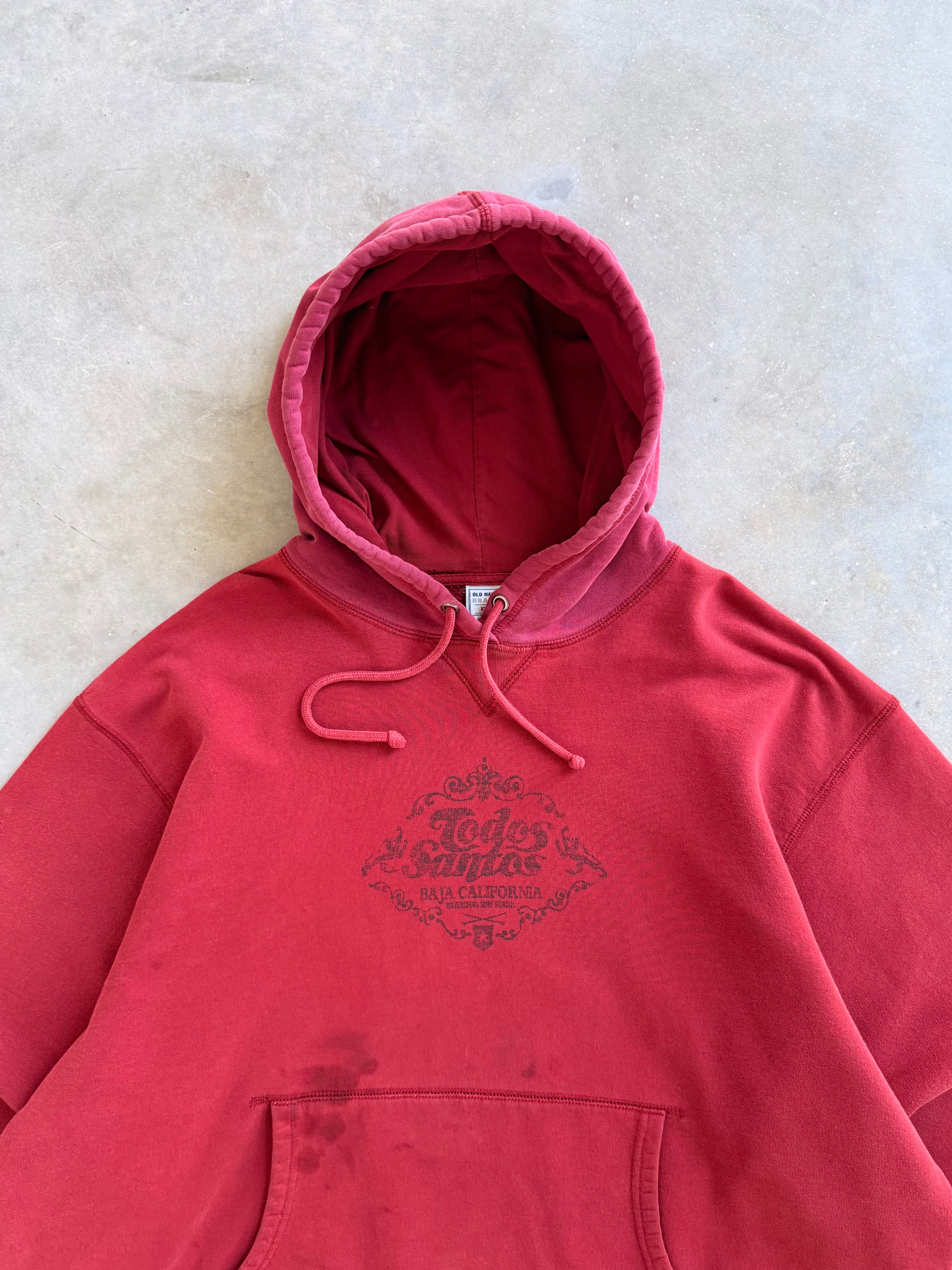 Vintage Old Navy Baja California Hoodie - XXL