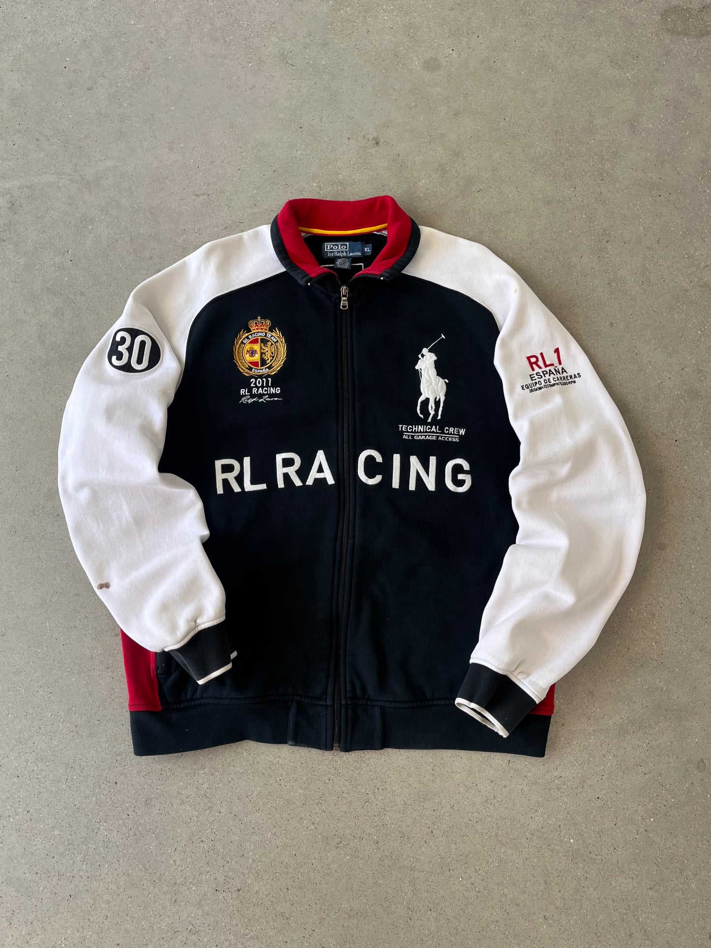 Vintage Ralph Lauren ESPAÑA Racing #30 Jacket - XL