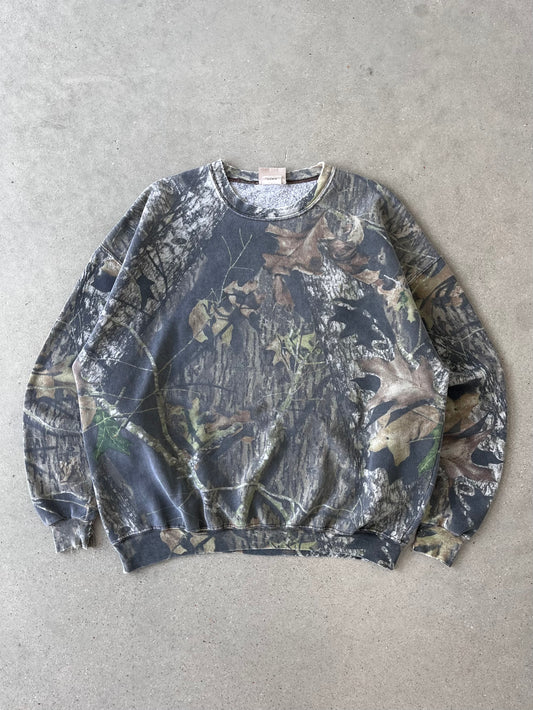 Vintage Mossy Oak Realtree Camo Crewneck - XL