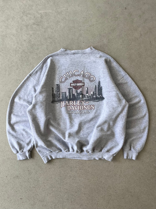 Vintage Harley Davidson Chicago Crewneck - XL