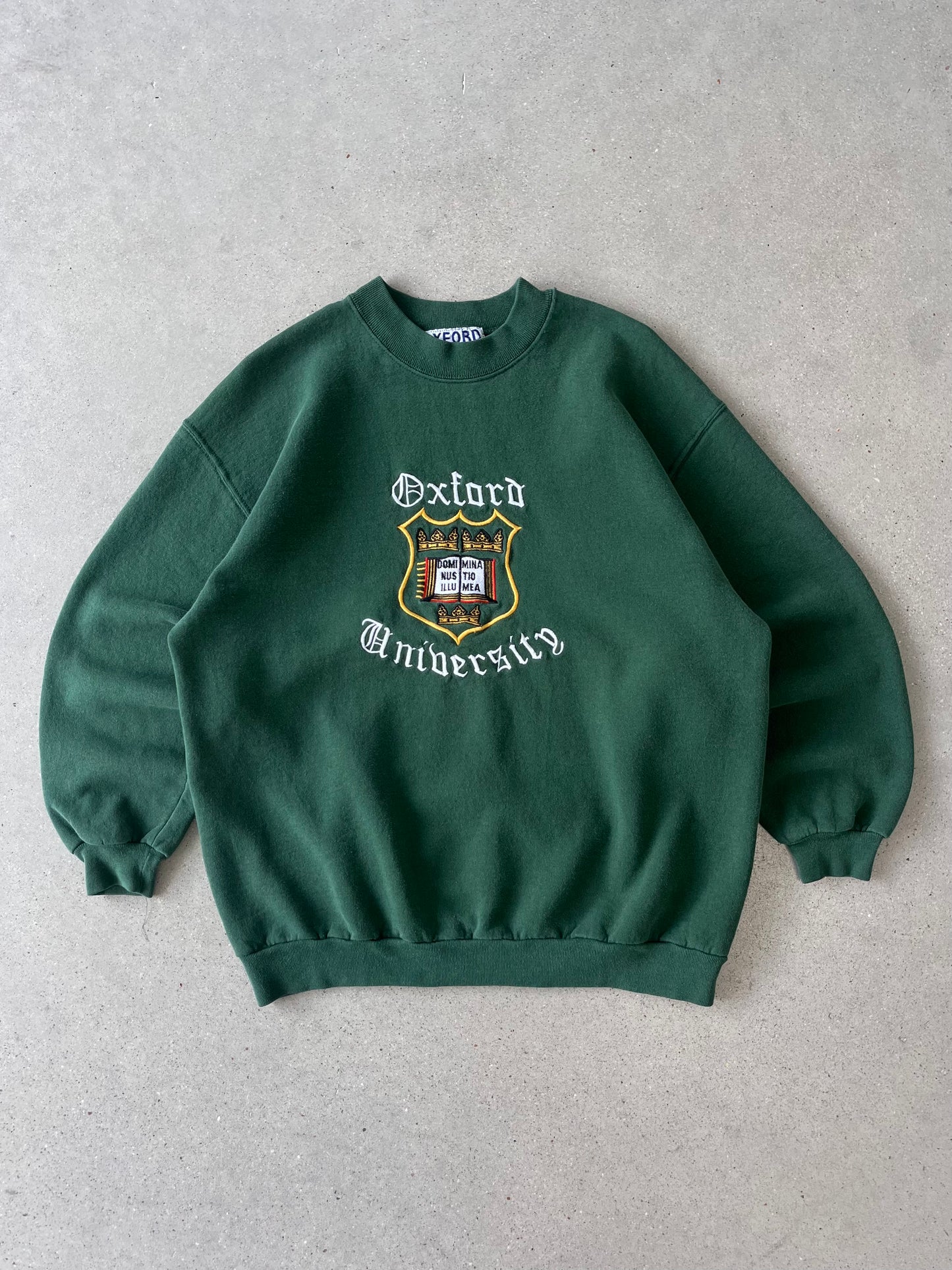 Vintage Oxford University Embroidered Crewneck - L