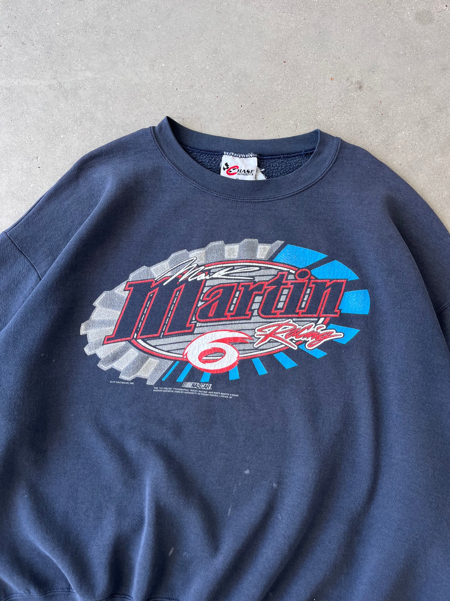 Vintage Mark Martin NASCAR Sweatshirt - XL