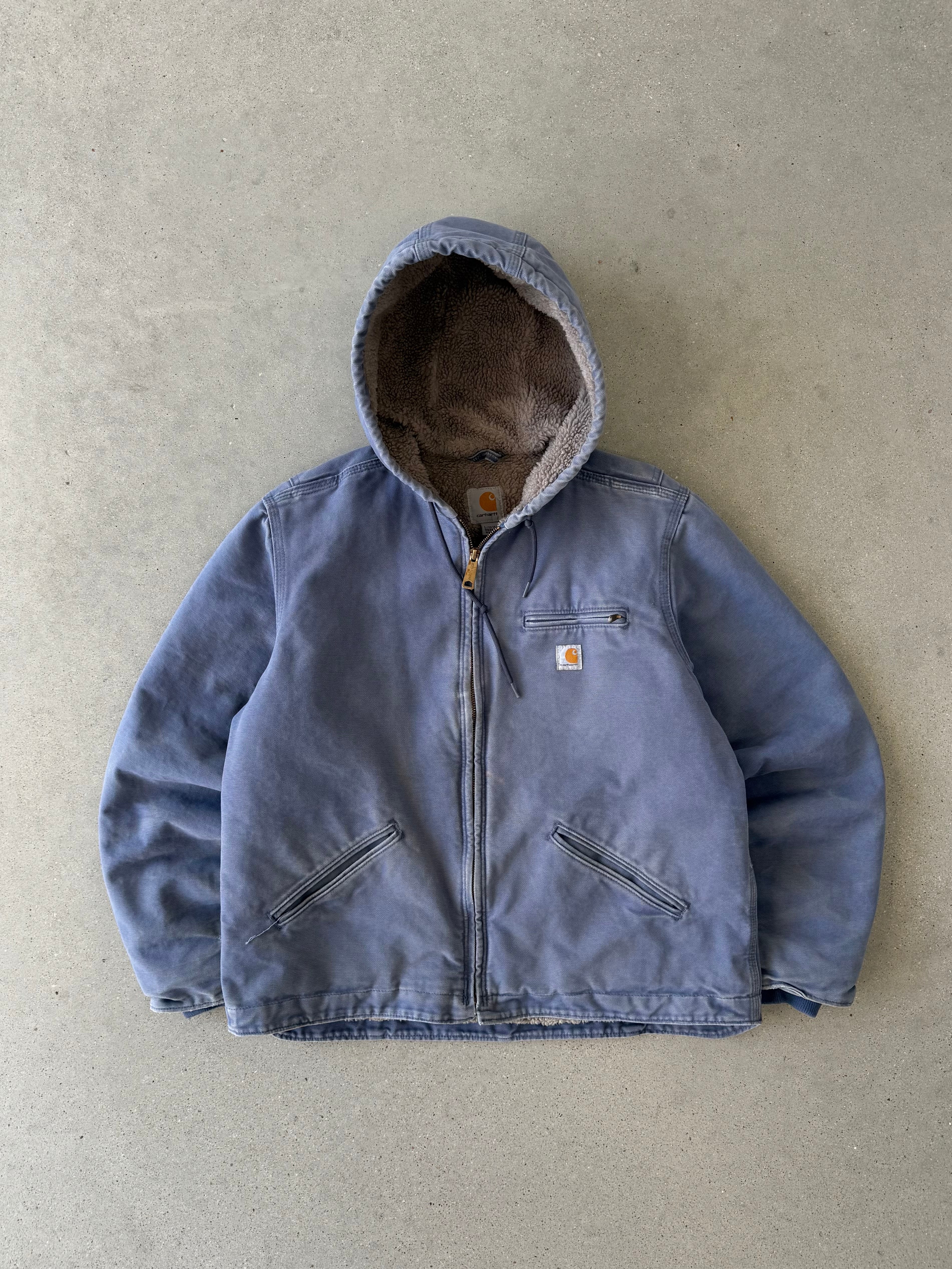 Vintage Carhartt Lavender Sherpa-lined Armstrong Jacket - S