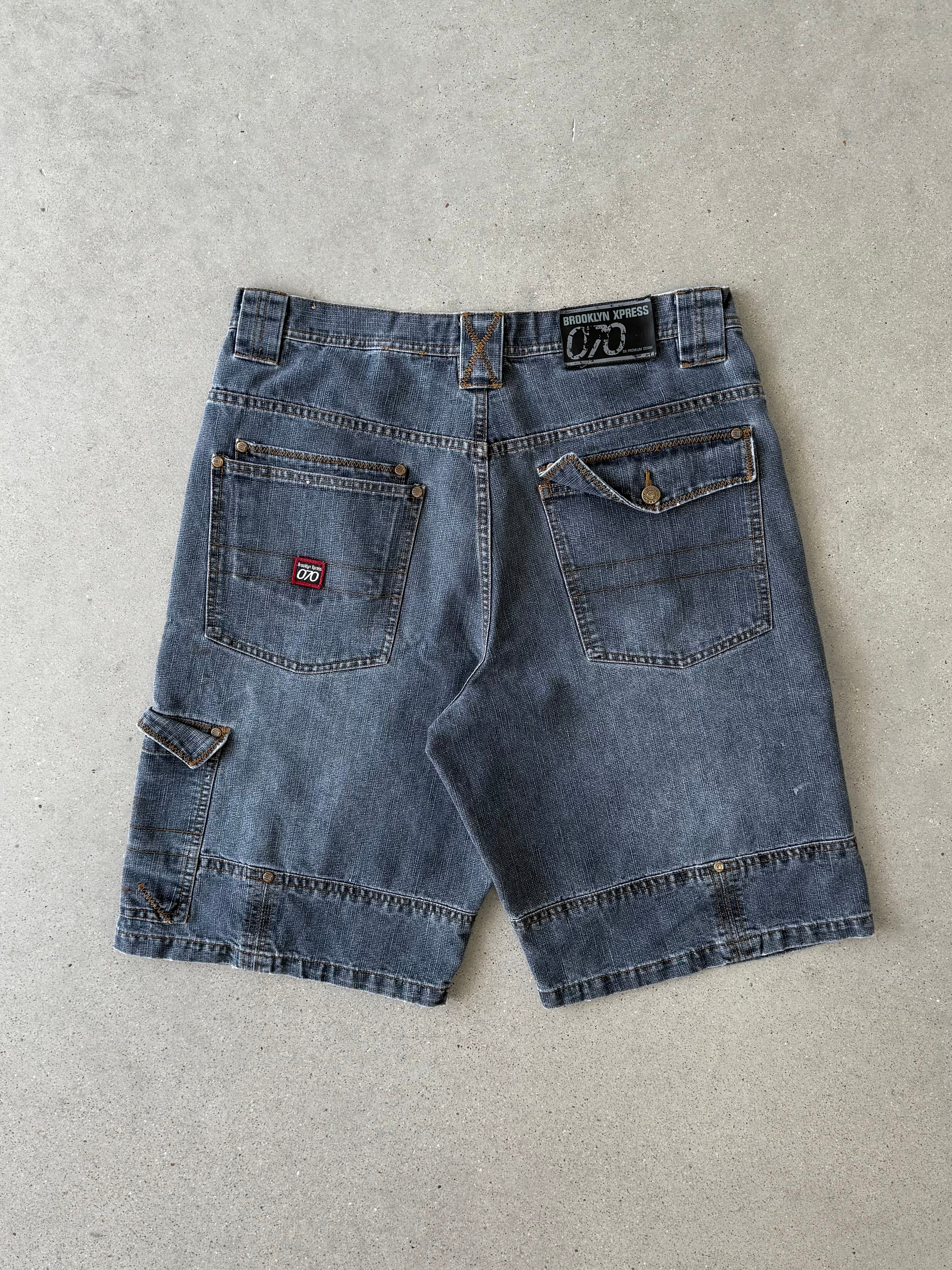 Vintage Y2K Brooklyn Express Jorts - 36