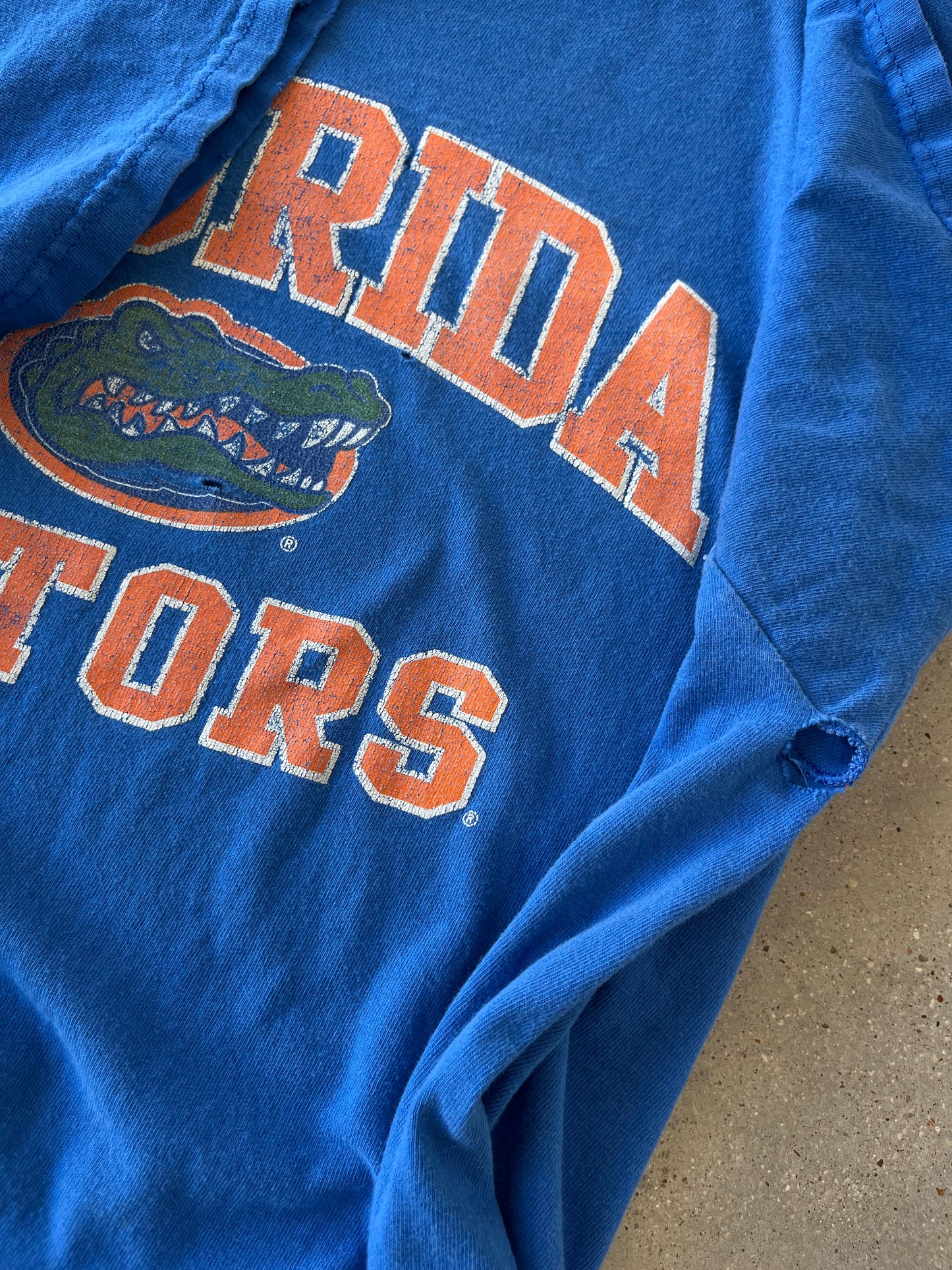 Vintage Distressed Florida Gators Tee - XL