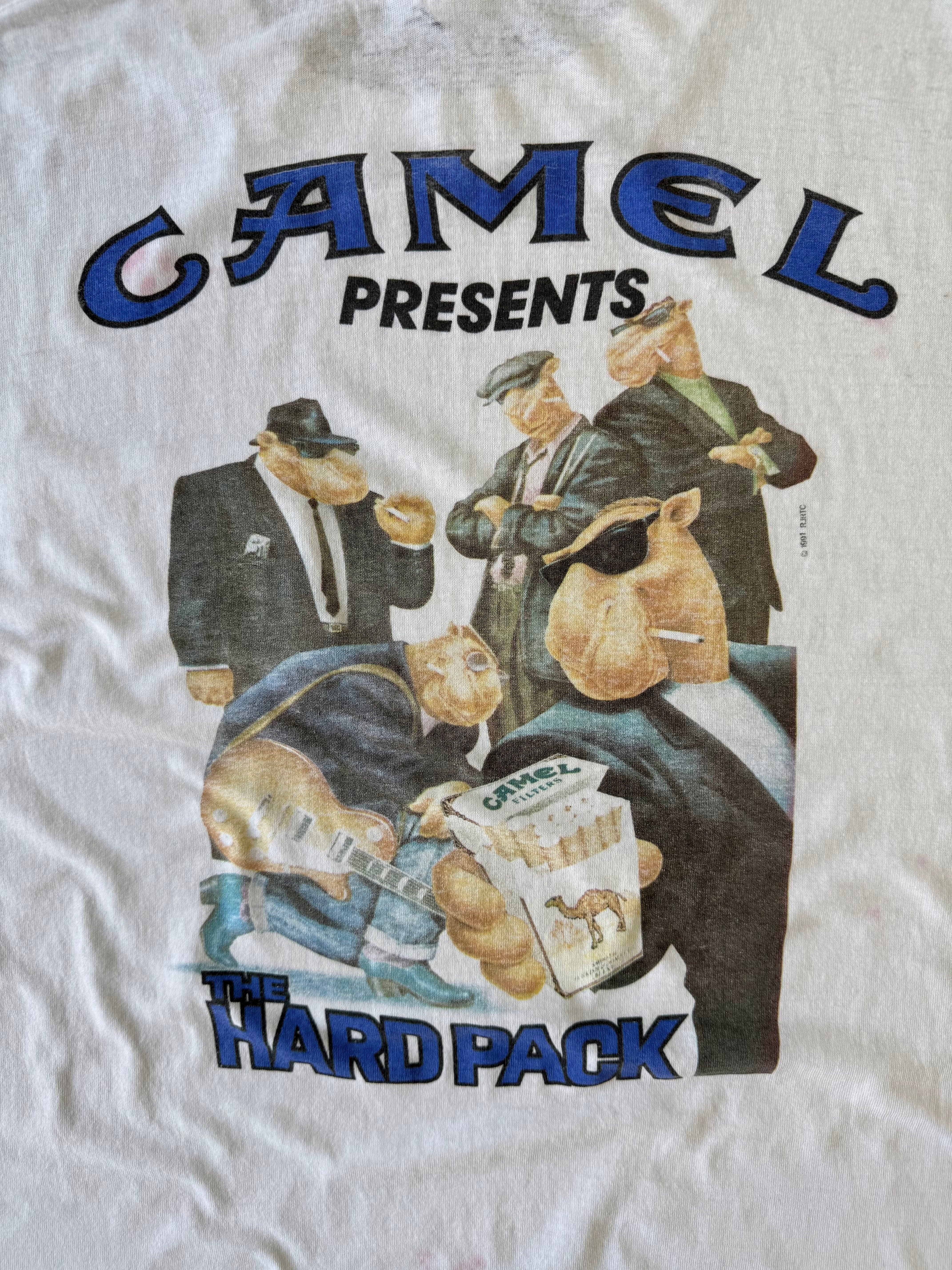 Vintage 1990s Camel 'The Hard Pack' Tee - XL