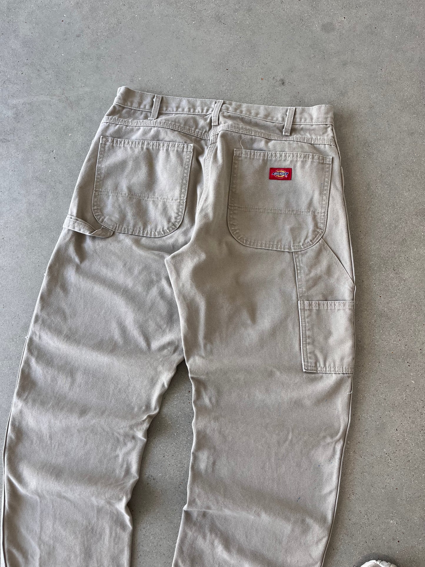 Vintage Dickies Off-white Carpenter Pants - 32x30