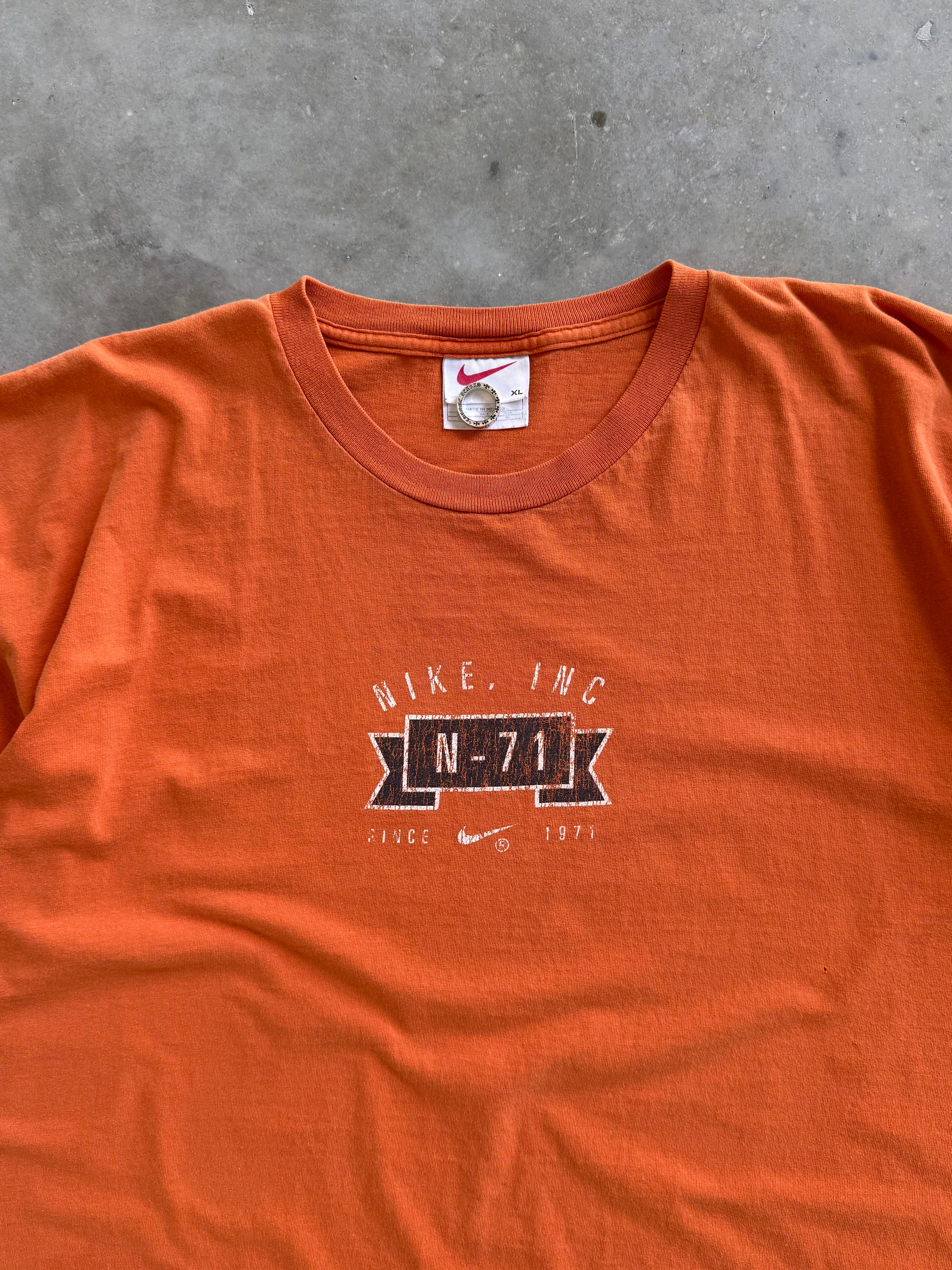Vintage 1990s Nike Orangesicle Tee - XL