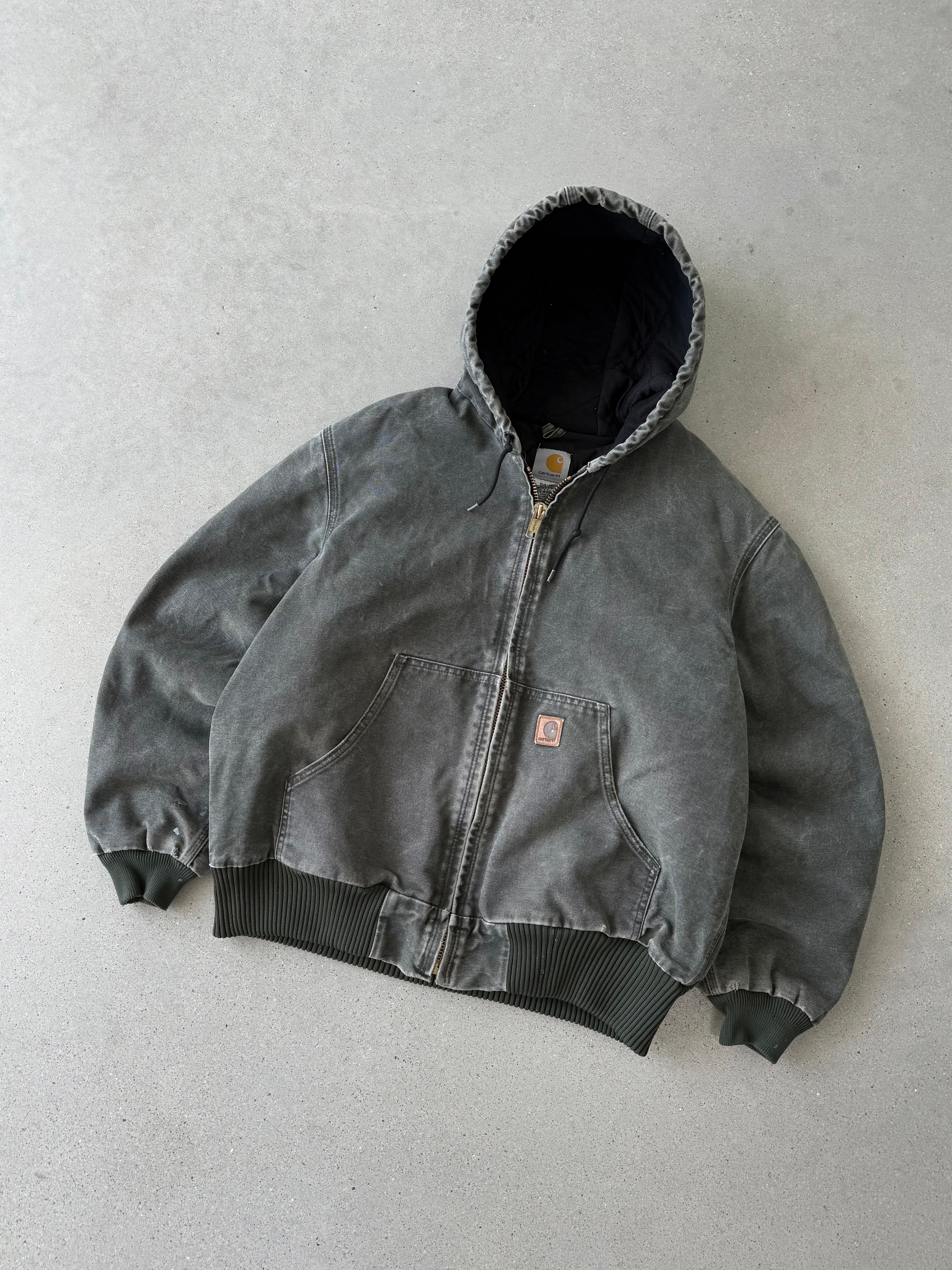 Vintage Carhartt J130 MOS Forest Green Active Jacket - L