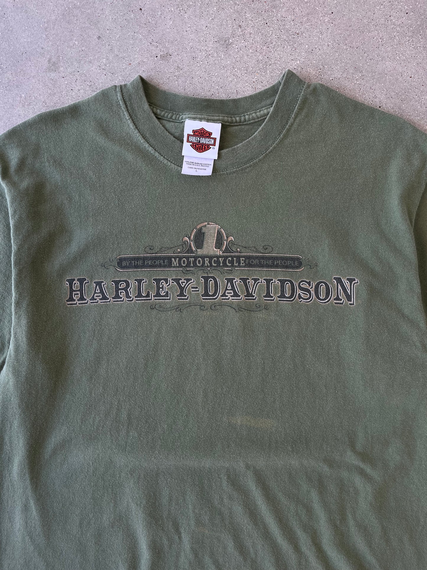 Vintage Oxford Harley Davidson Tee - L