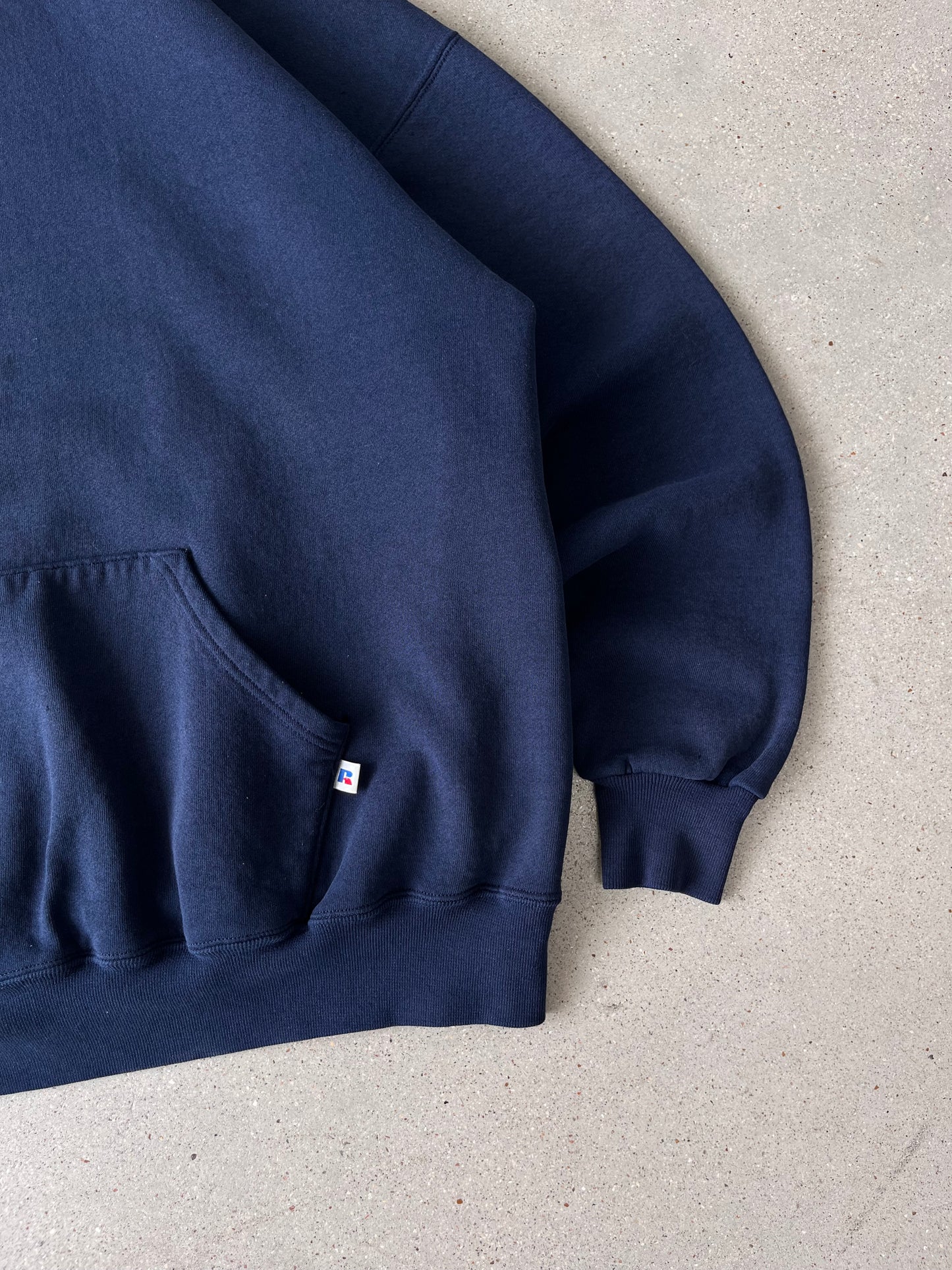 Vintage Navy Russell Athletic Hoodie - XL