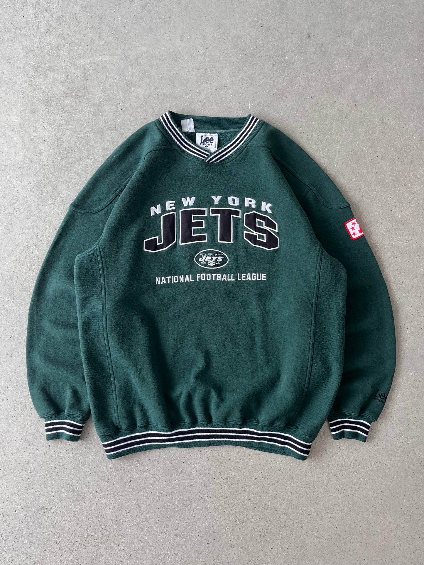 Vintage New York Jets NFL Lee Crewneck - XL