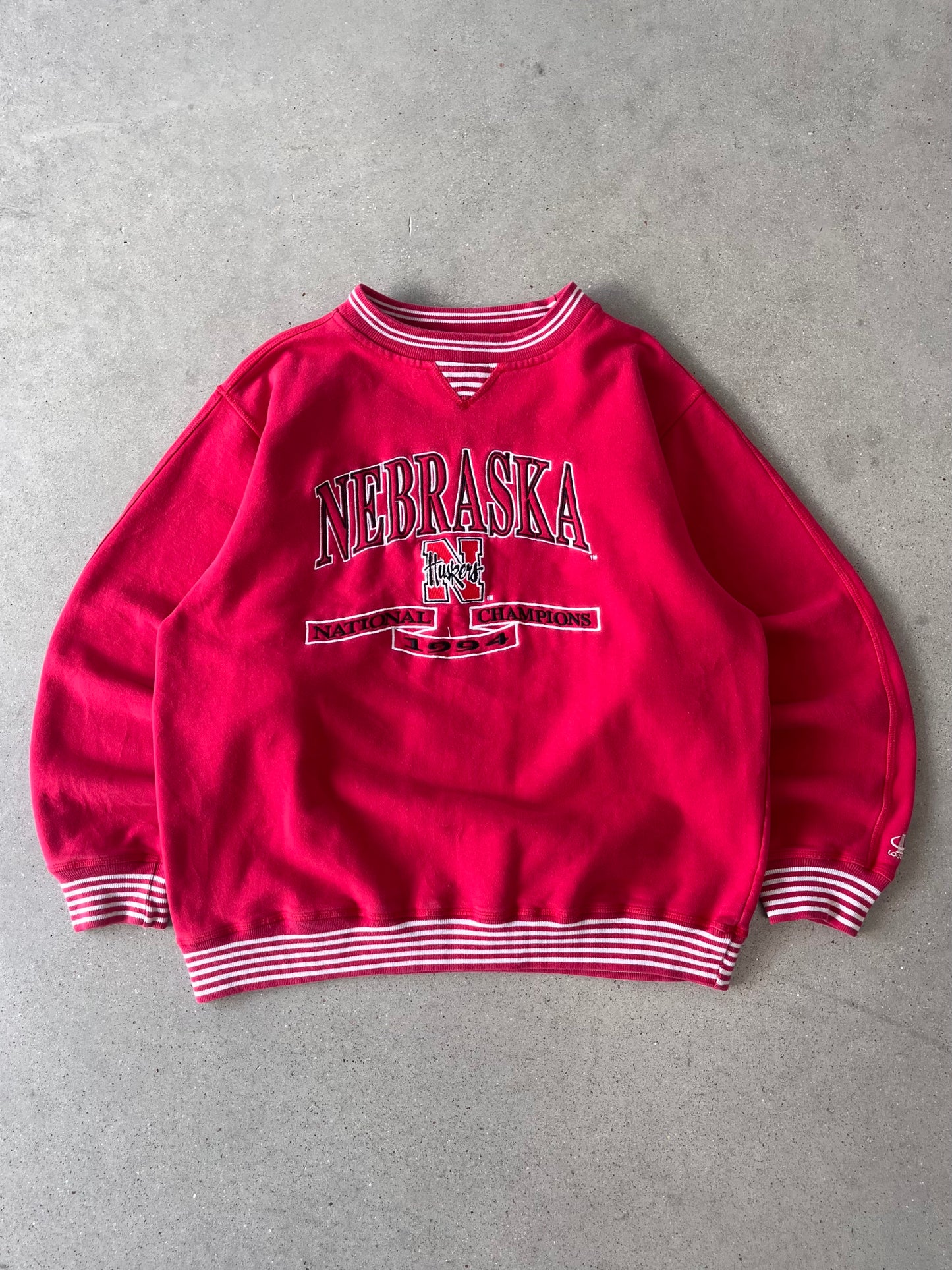 Vintage Nebraska National Champs Huskers Crewneck - XL