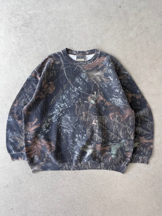 Vintage Jerzees Realtree Camo Crewneck - XL