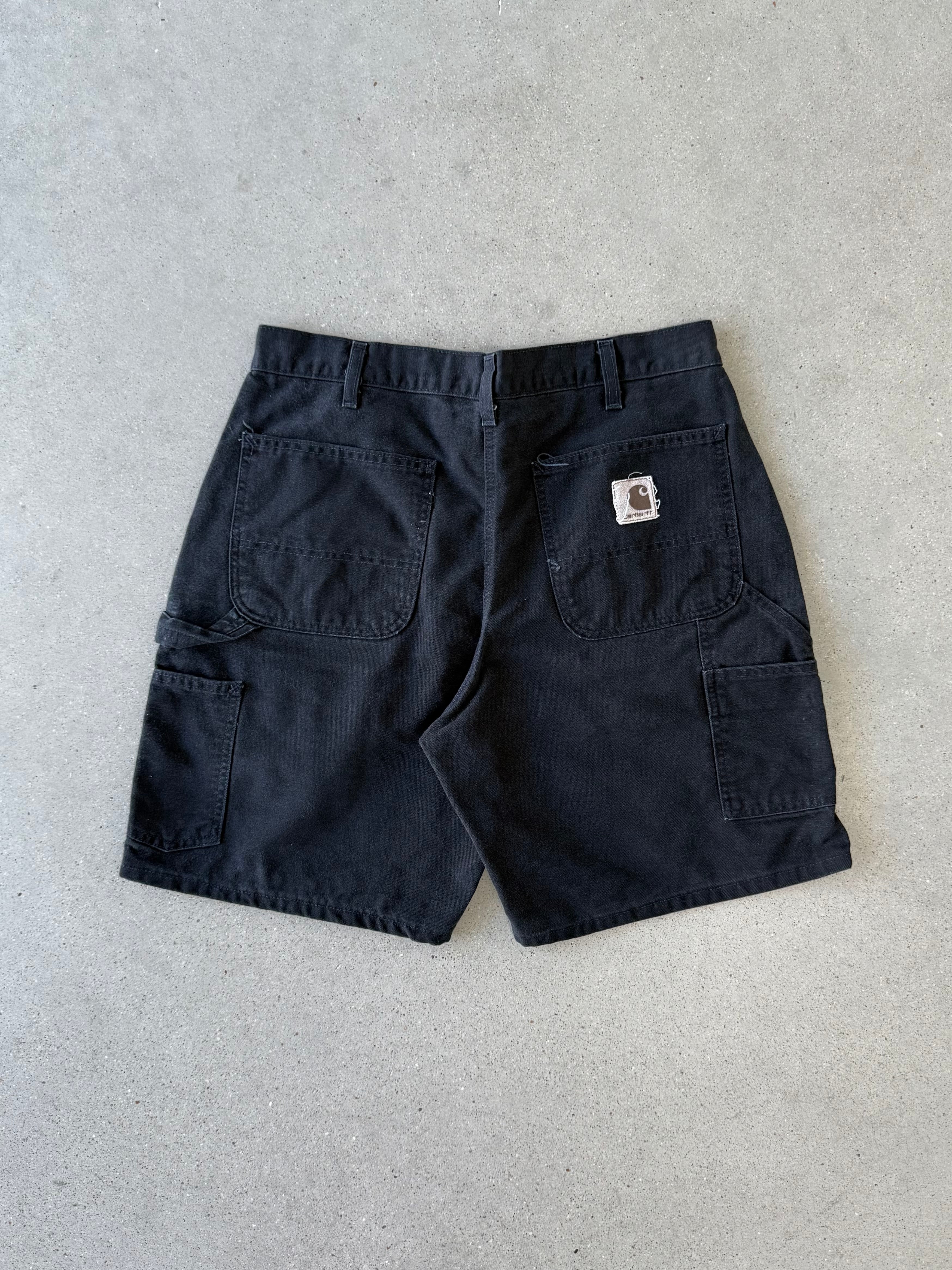 Vintage Carhartt Black Carpenter Shorts - 34W