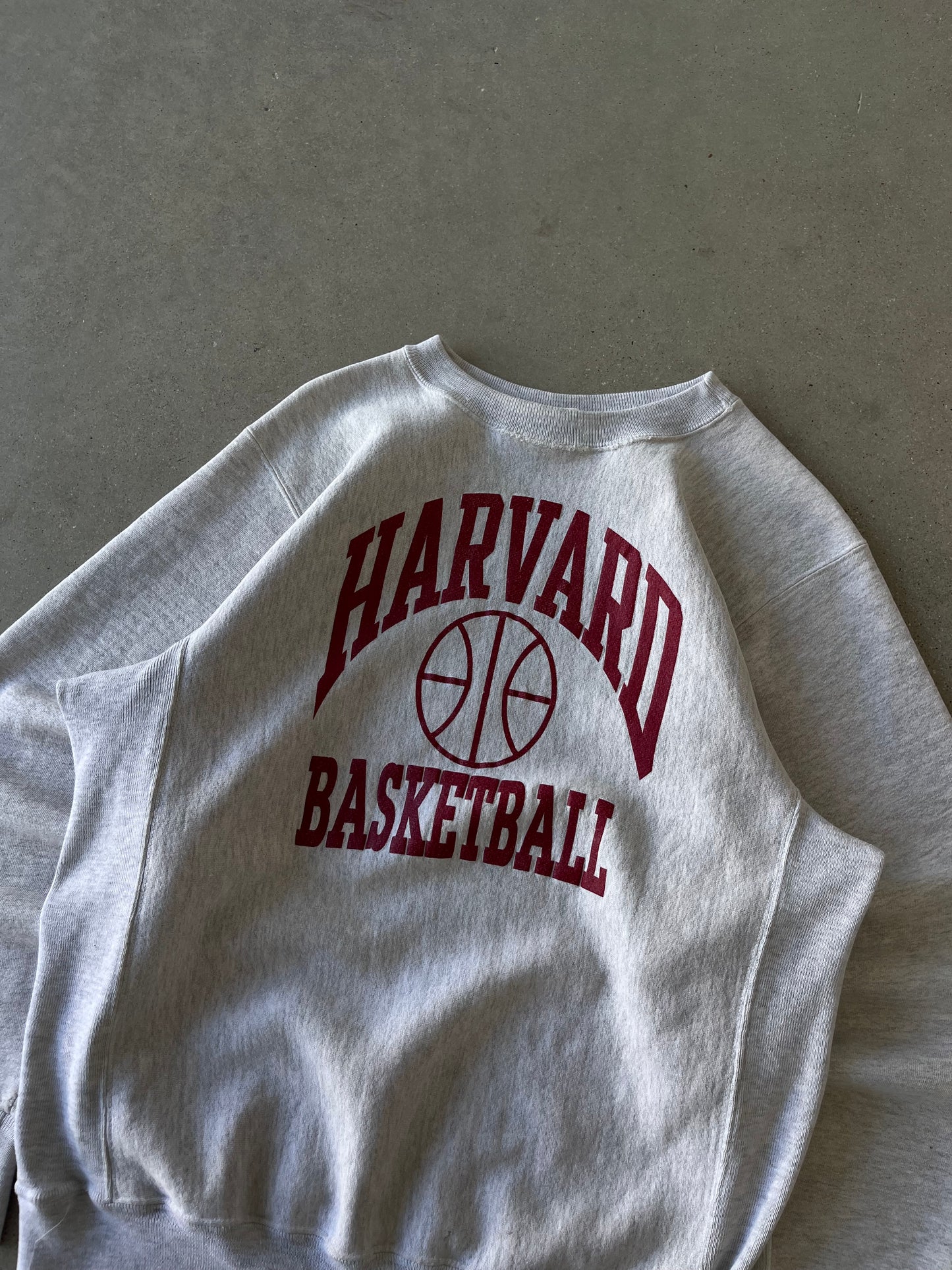 Vintage Harvard Basketball Sweatshirt - XL