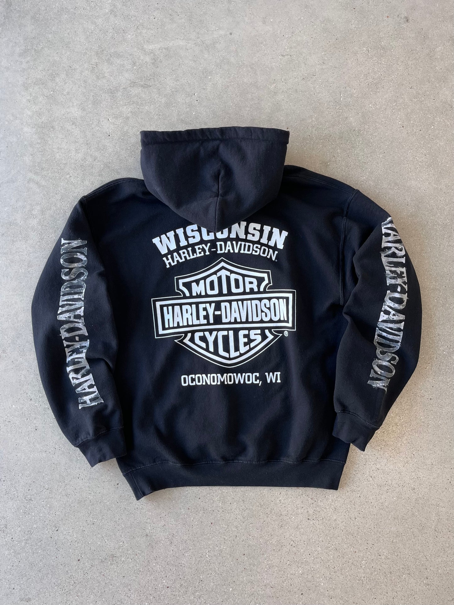 Vintage Harley Davidson Wisconsin Hoodie - M