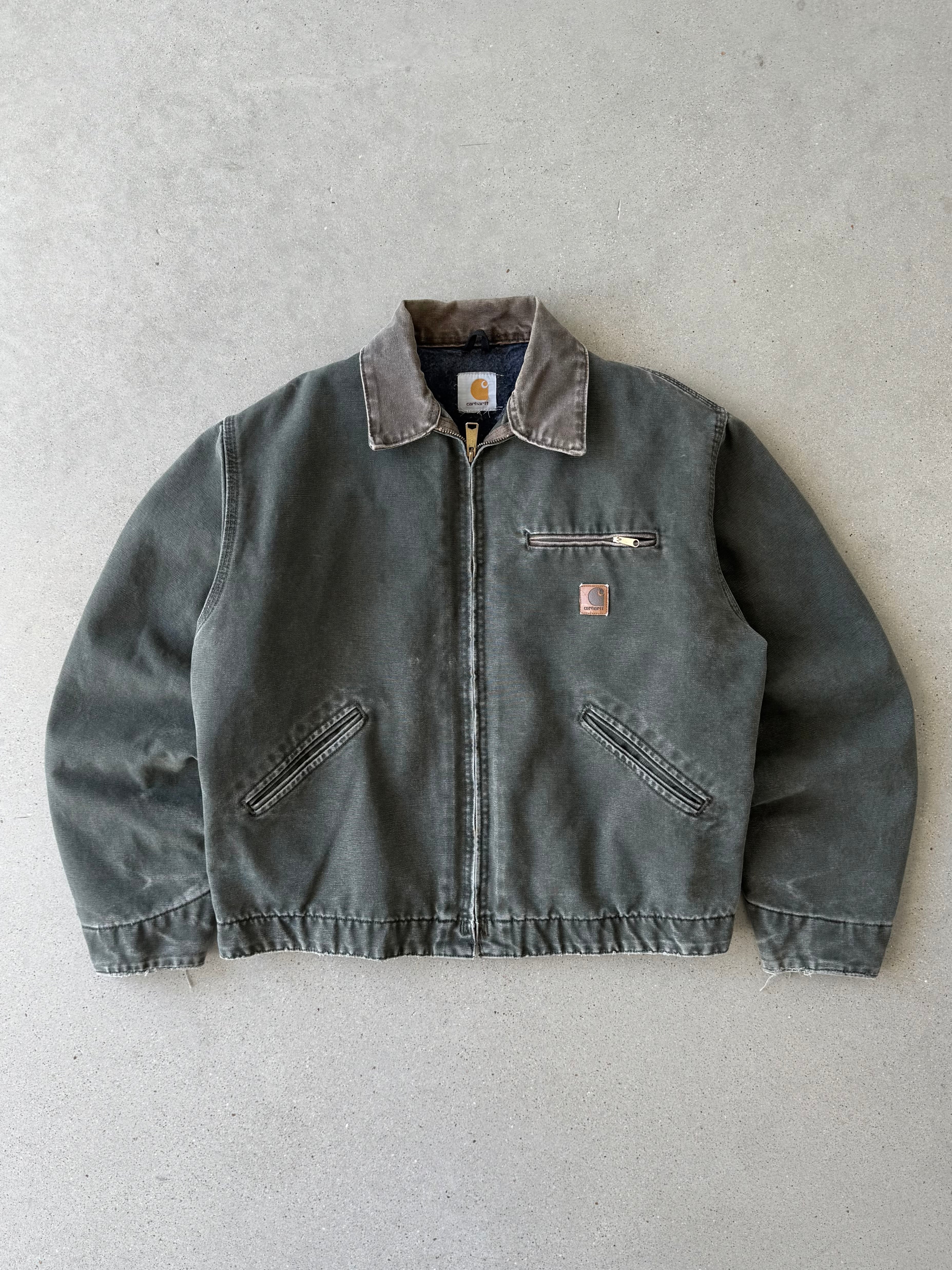 Vintage Carhartt Forest Green Detroit Jacket - L