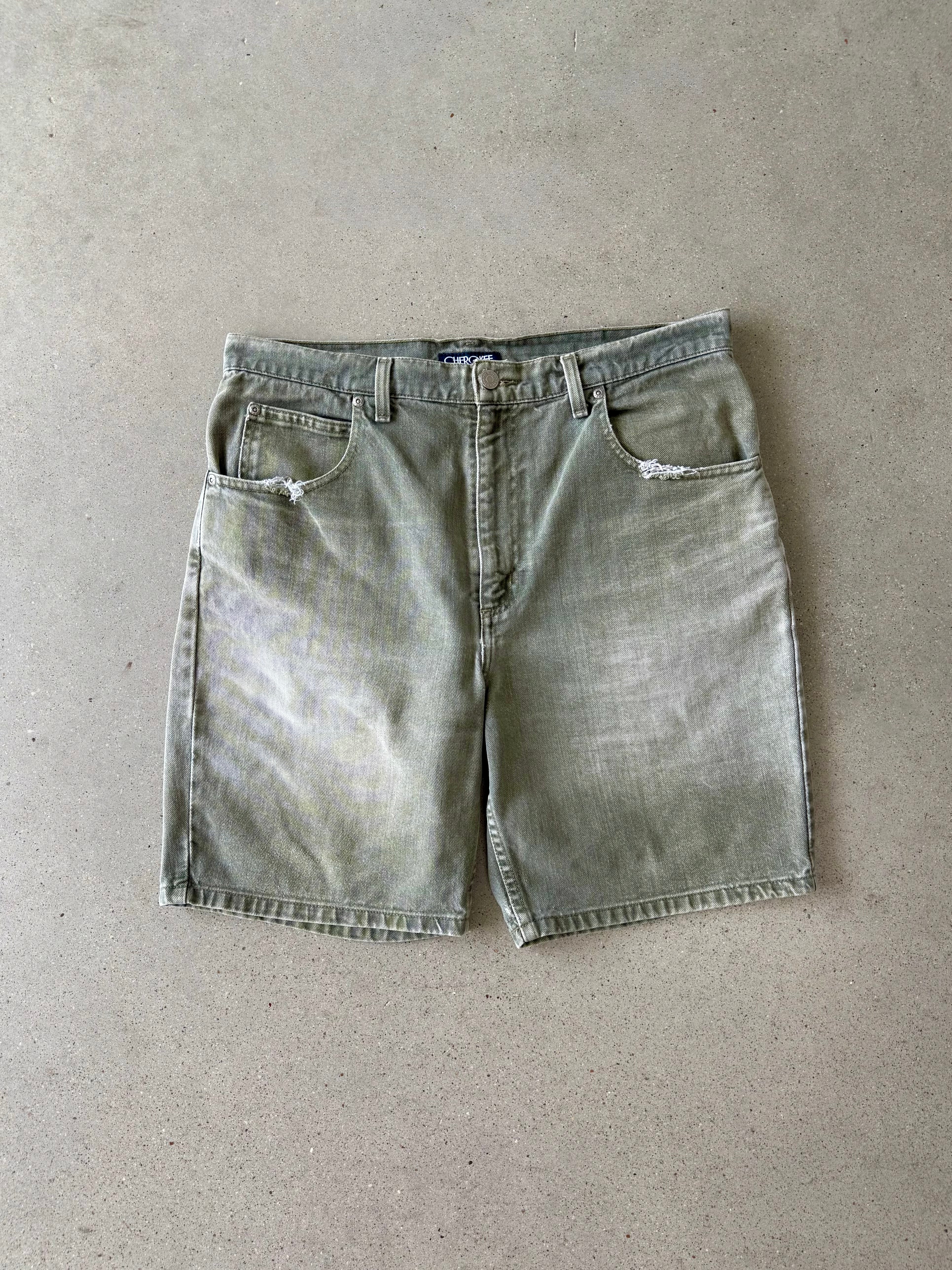 Vintage Cherokee Green Jorts - 34