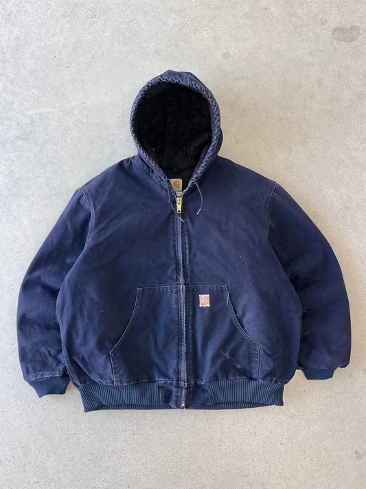 Vintage Carhartt Navy Active Jacket - XL