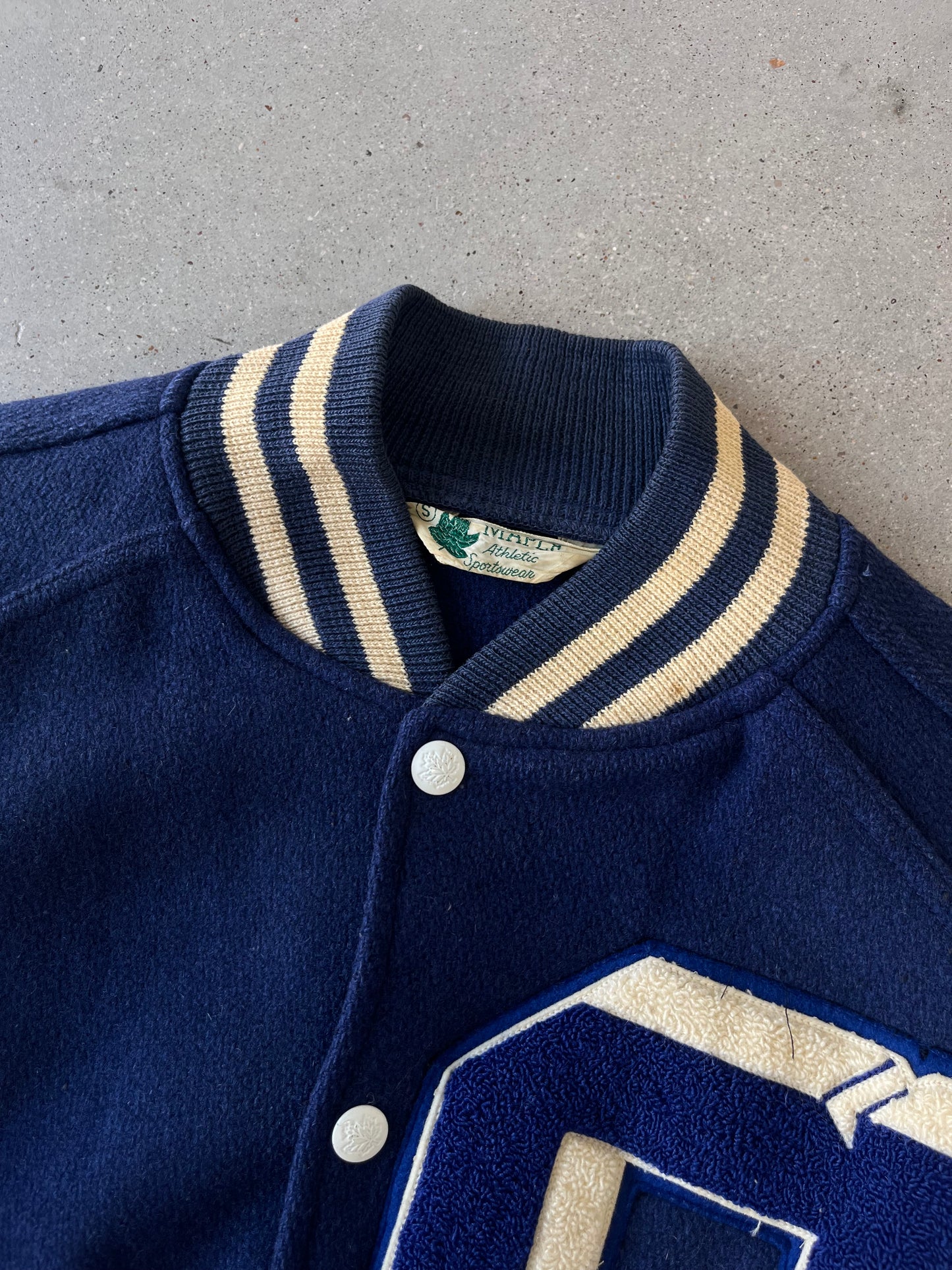 Vintage 80s Varsity Jacket  - S