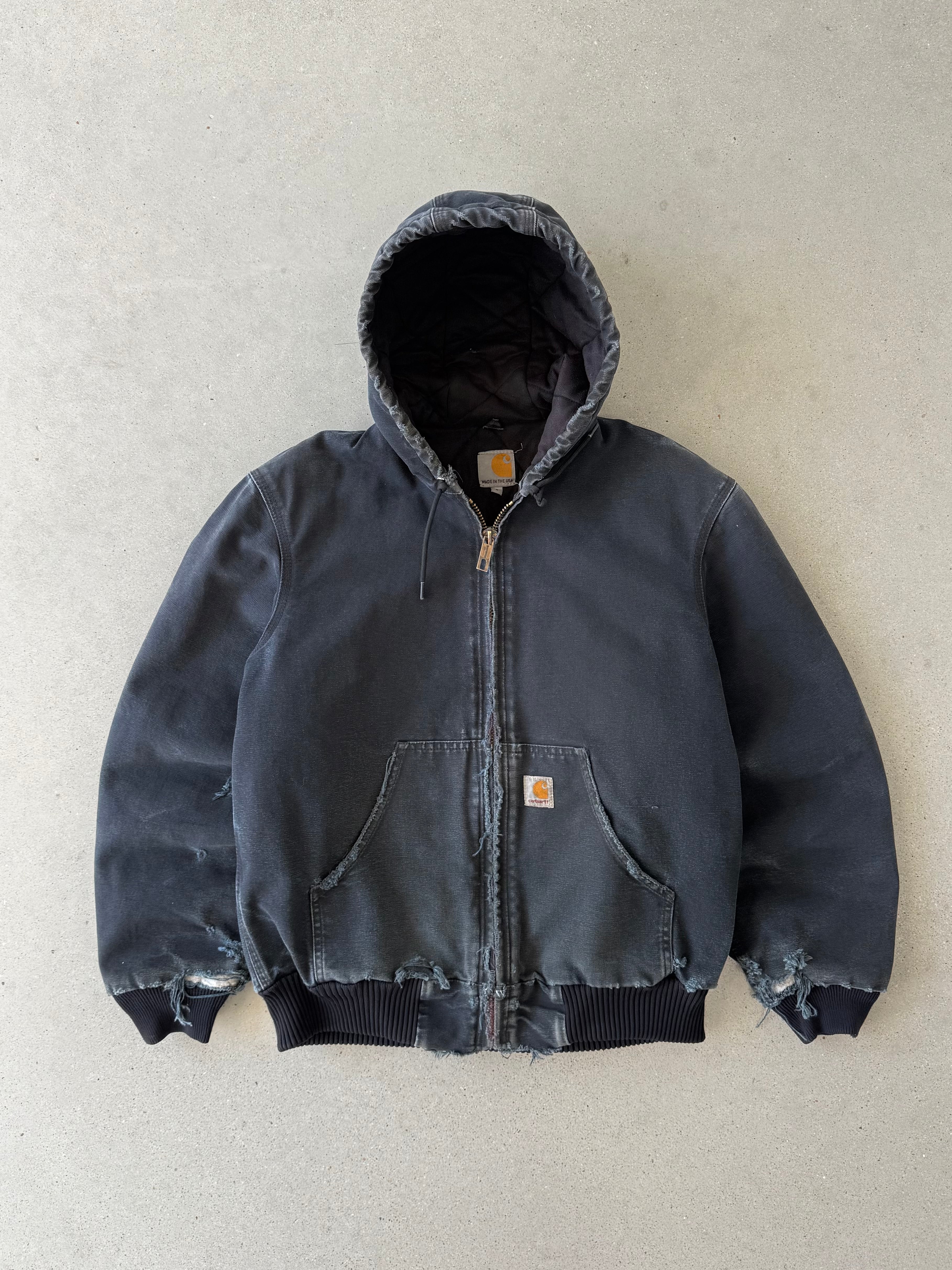 Vintage Carhartt Distressed Black J140 BLK Active Jacket - S